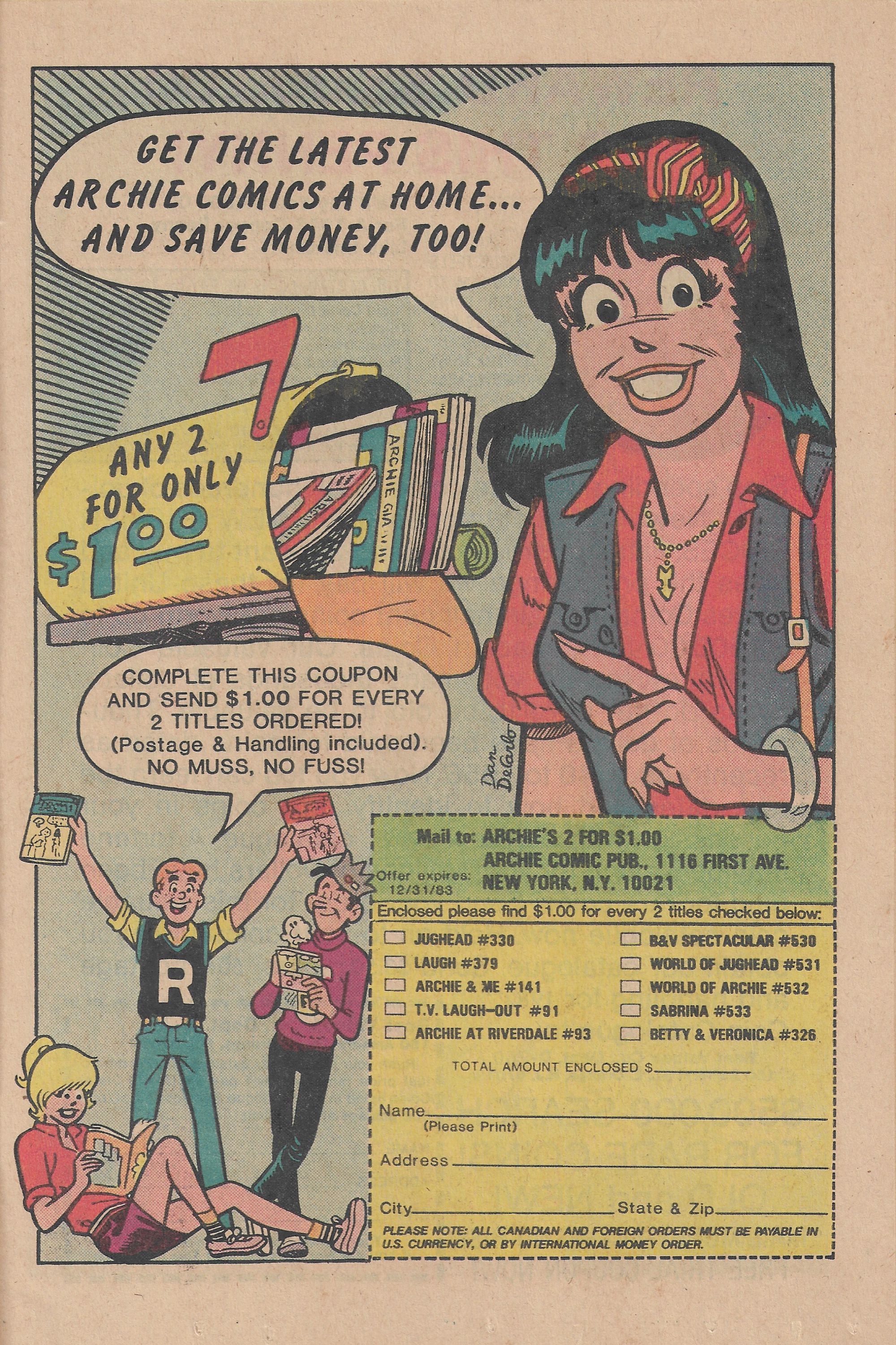 Read online Archie Giant Series Magazine comic -  Issue #531 - 11
