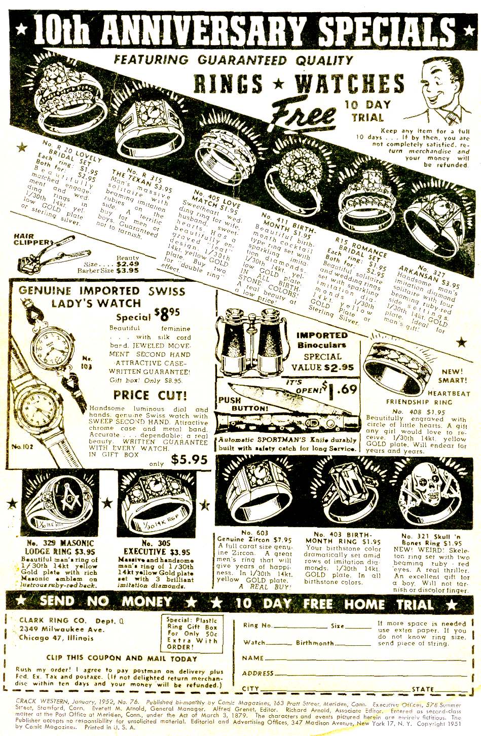 Read online Crack Western comic -  Issue #76 - 2