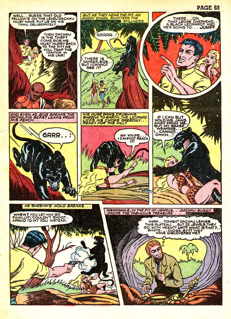 Read online Sheena, Queen of the Jungle (1942) comic -  Issue #3 - 66