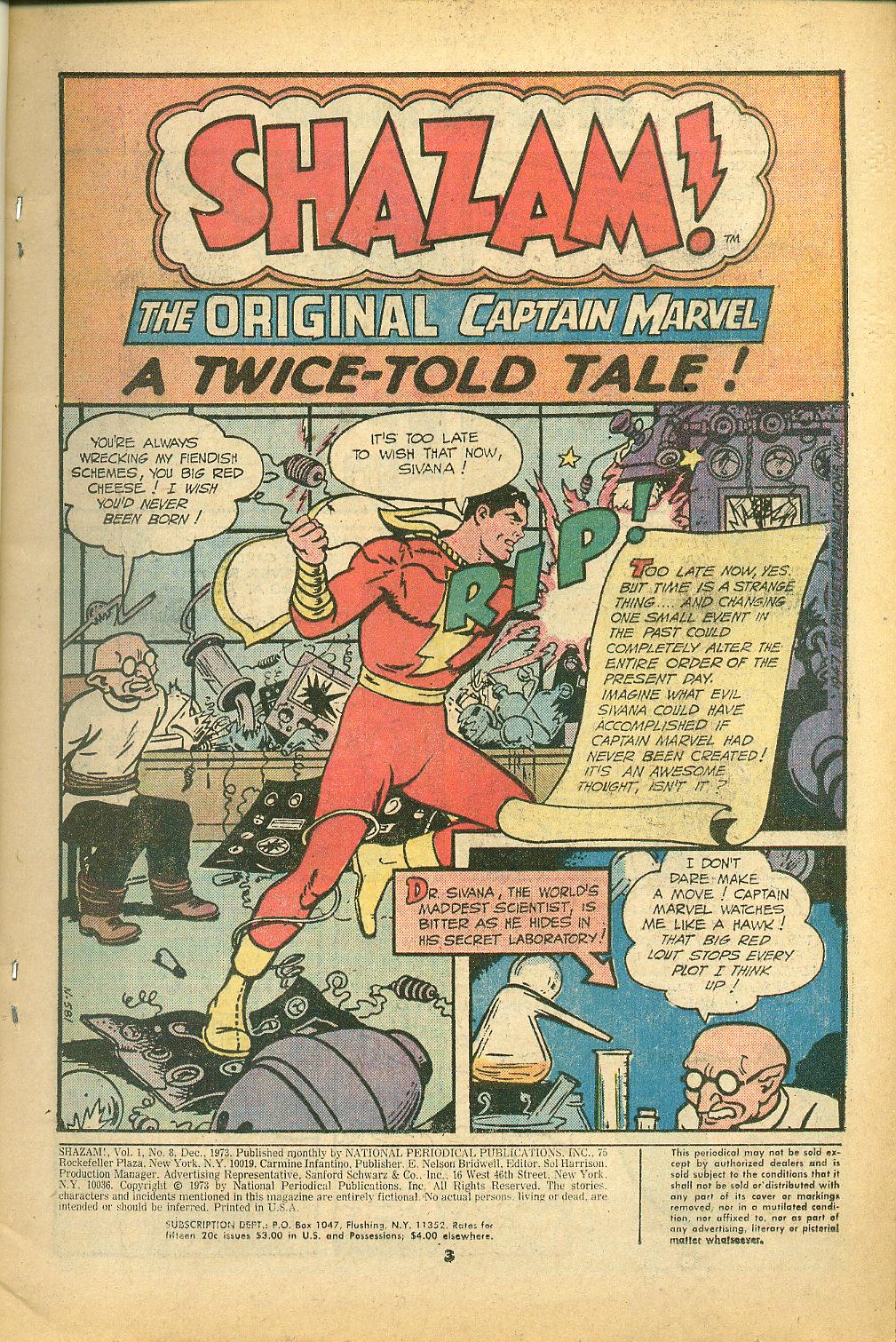 Read online Shazam! (1973) comic -  Issue #8 - 3