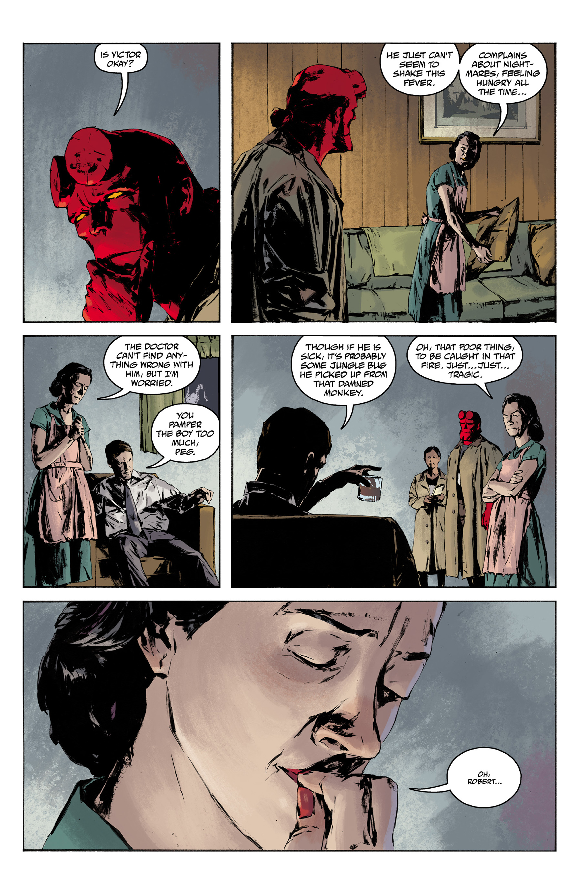 Read online Hellboy and the B.P.R.D.: 1954--The Unreasoning Beast comic -  Issue # Full - 10