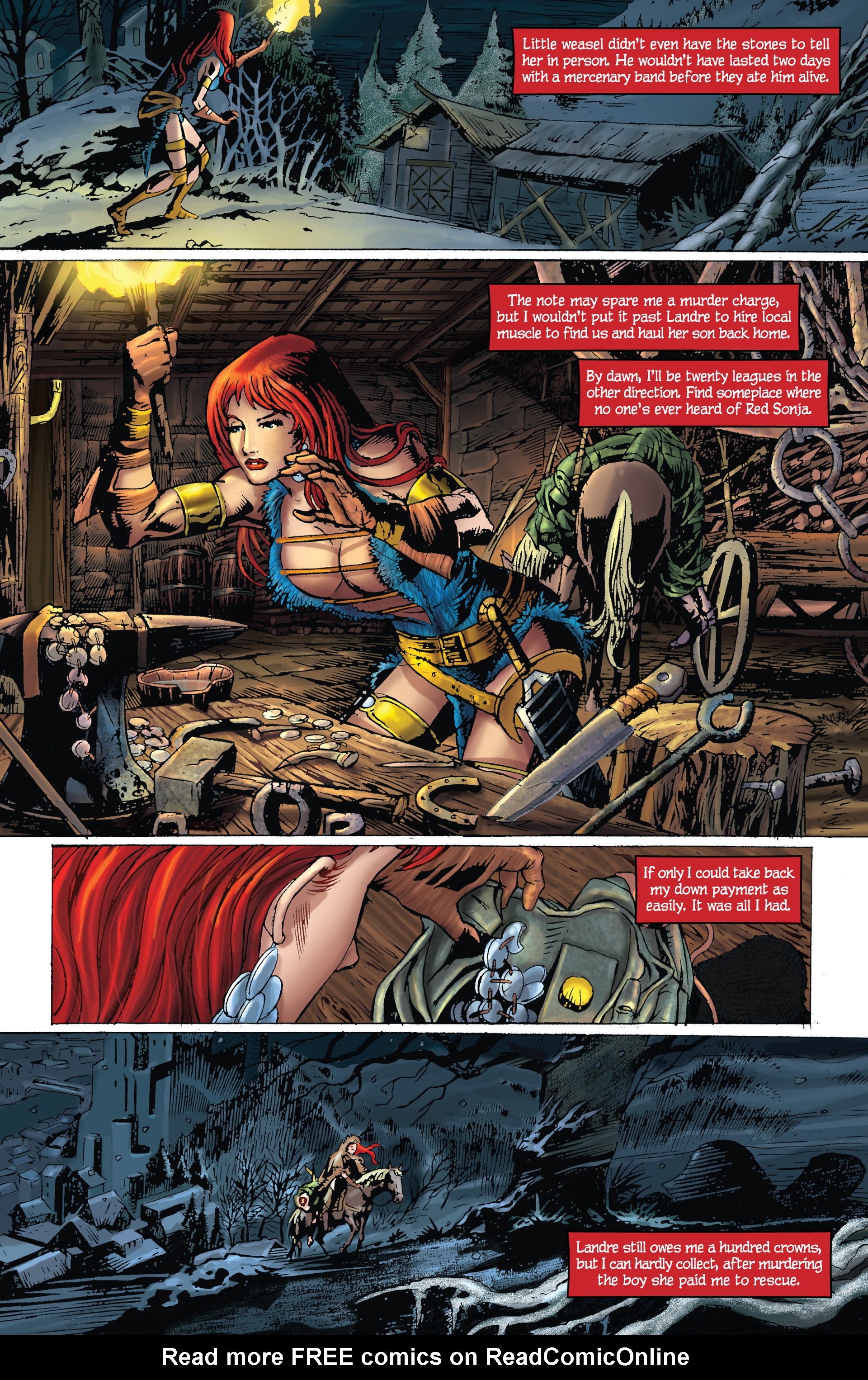 Read online Red Sonja: Unchained comic -  Issue #1 - 9