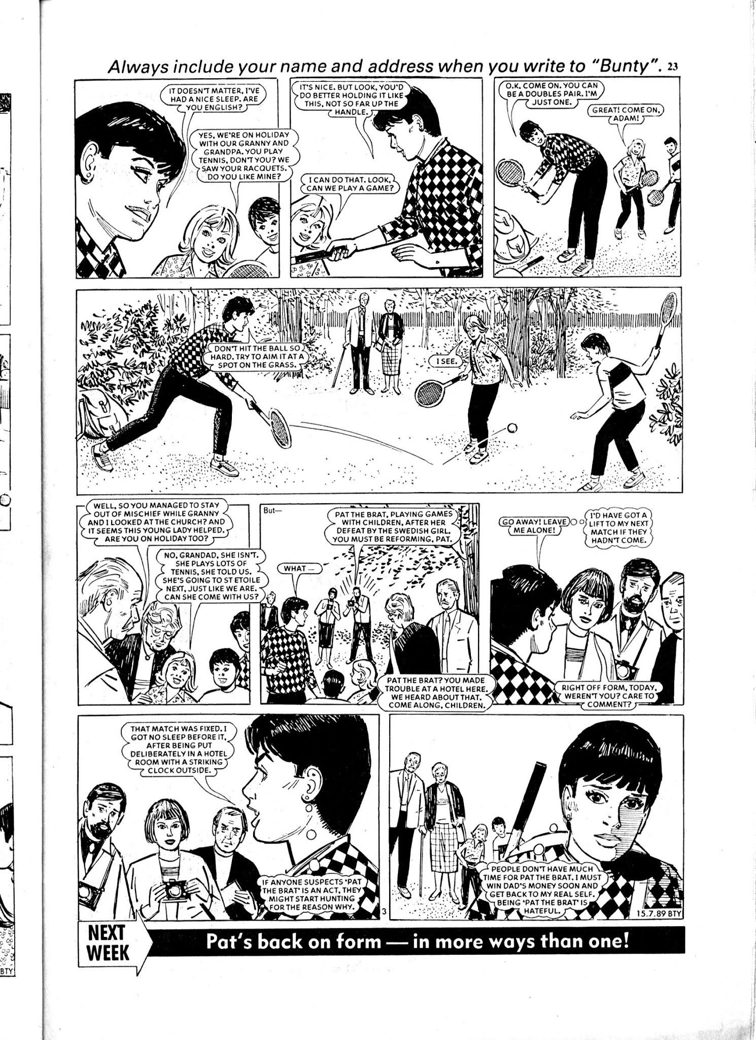 Read online Bunty comic -  Issue #1644 - 23