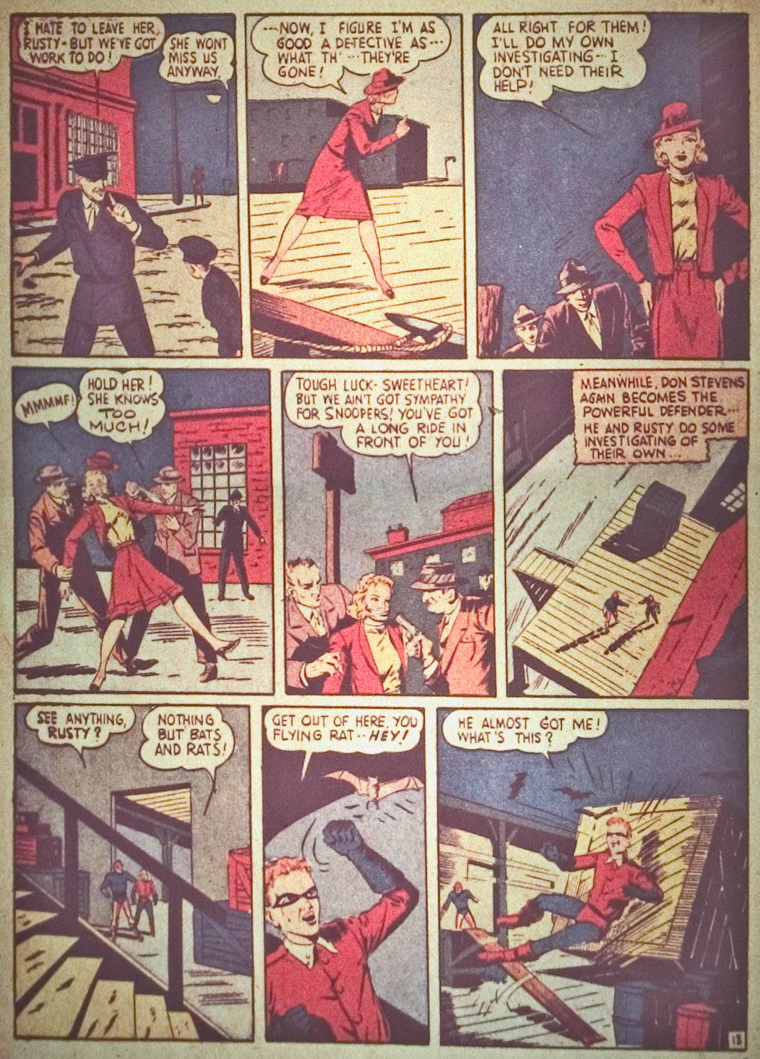 Read online USA Comics comic -  Issue #1 - 17