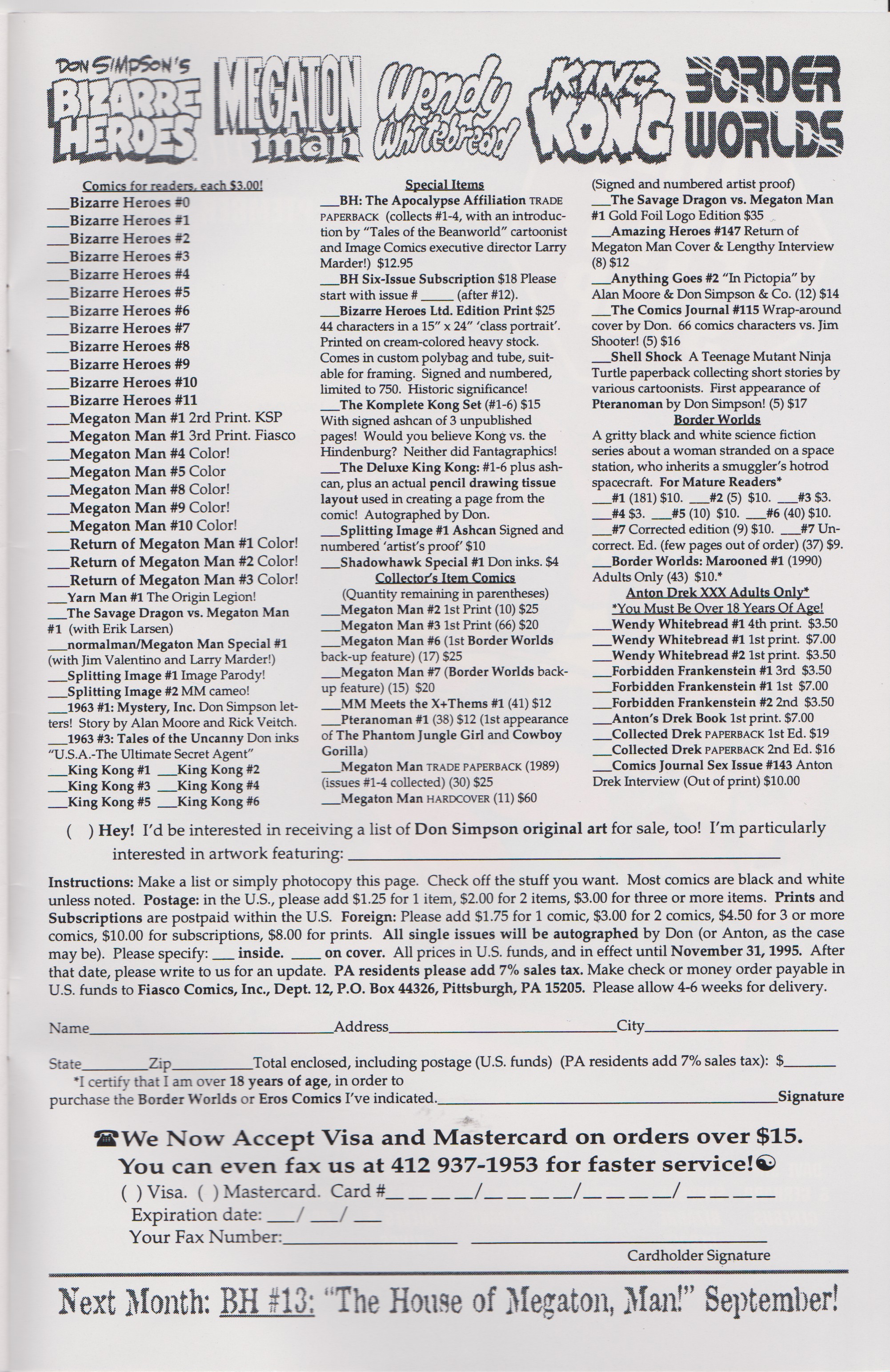 Read online Don Simpson's Bizarre Heroes comic -  Issue #12 - 27