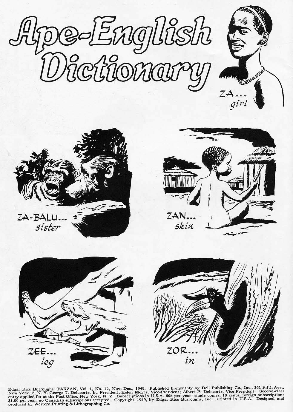 Read online Tarzan (1948) comic -  Issue #12 - 2