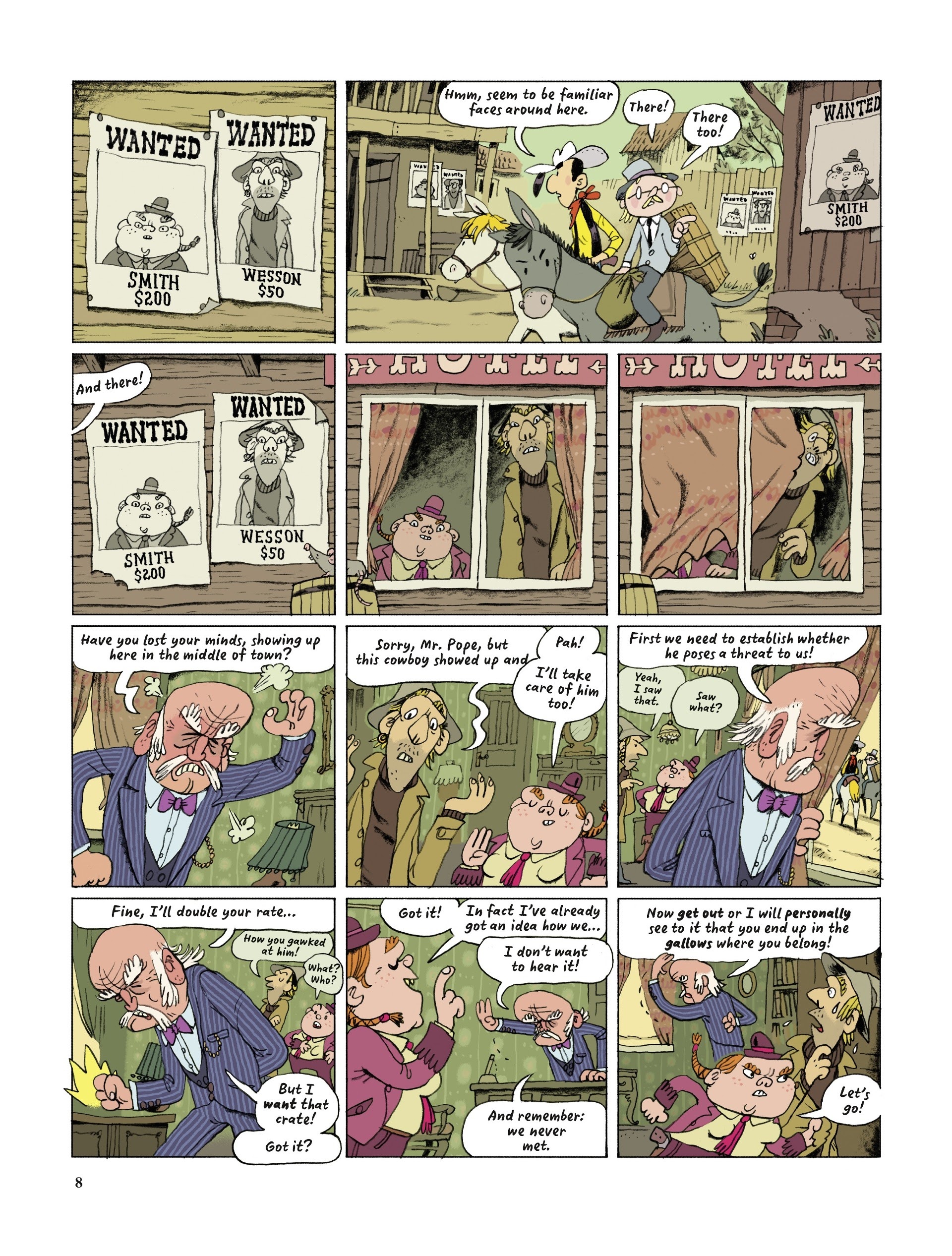 Read online Lucky Luke Saddles Up comic -  Issue # TPB - 8