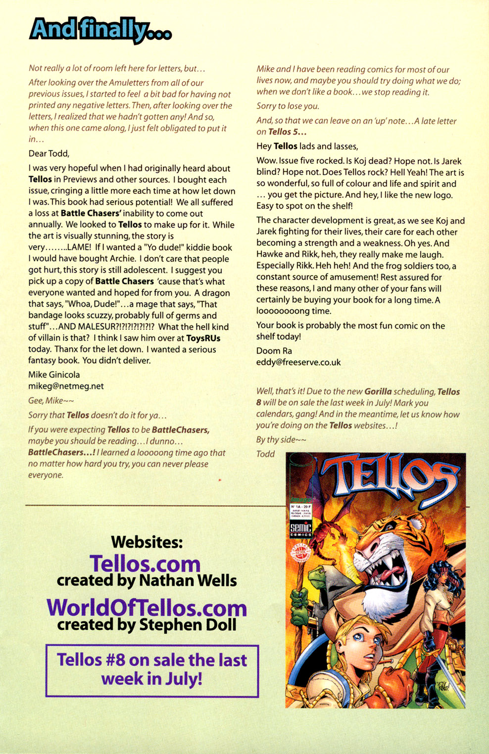 Read online Tellos comic -  Issue #7 - 27