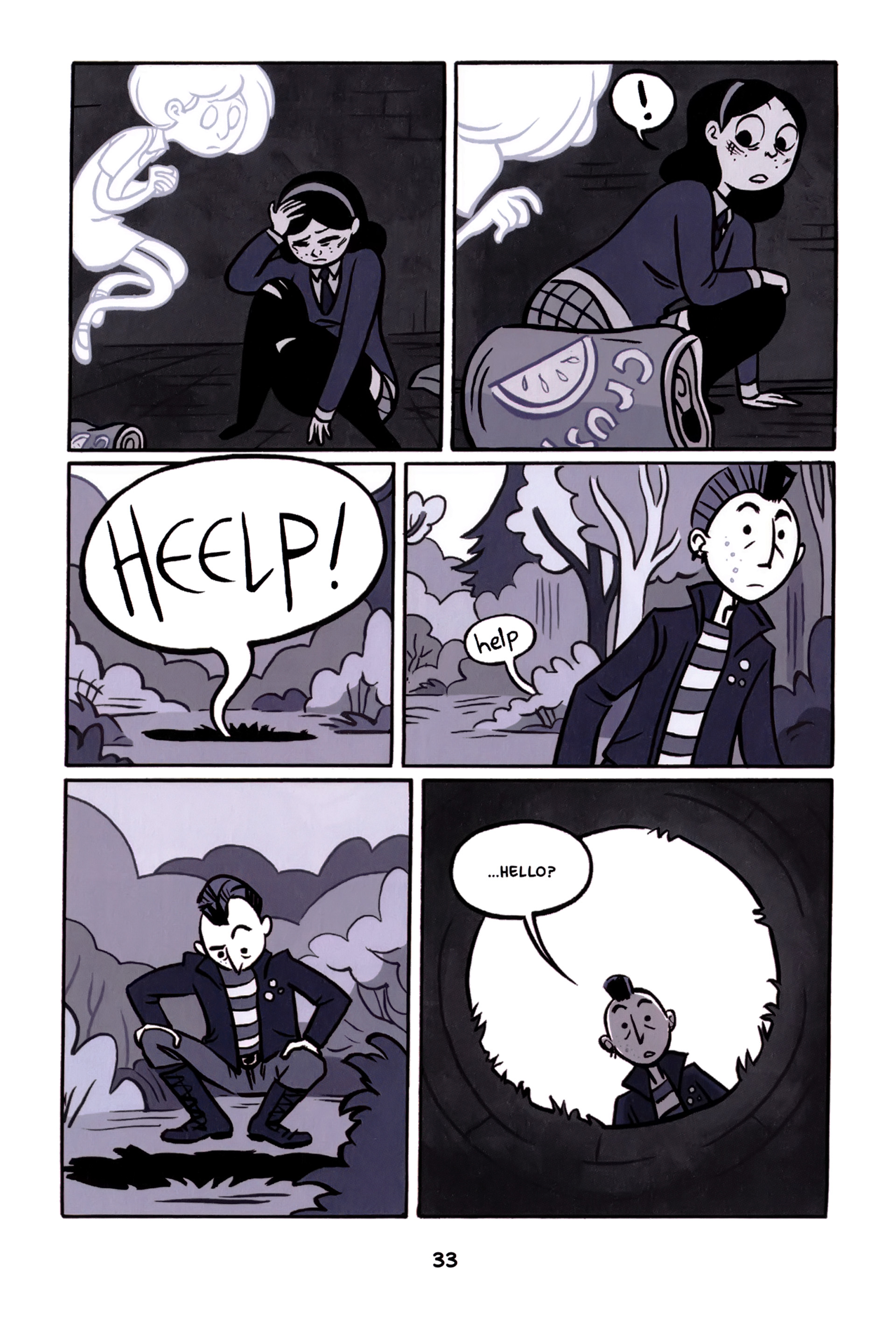 Read online Anya's Ghost comic -  Issue #1 - 34