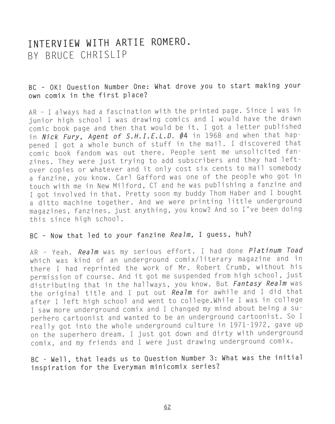 Read online NEWAVE! The Underground Mini Comix of the 1980's comic -  Issue # TPB (Part 1) - 57