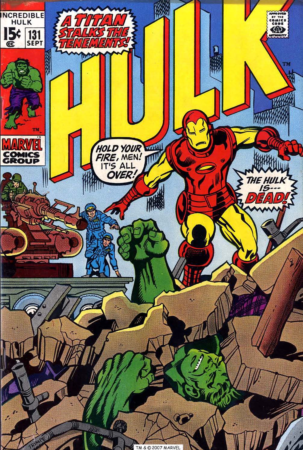 Read online The Incredible Hulk (1968) comic -  Issue #131 - 1