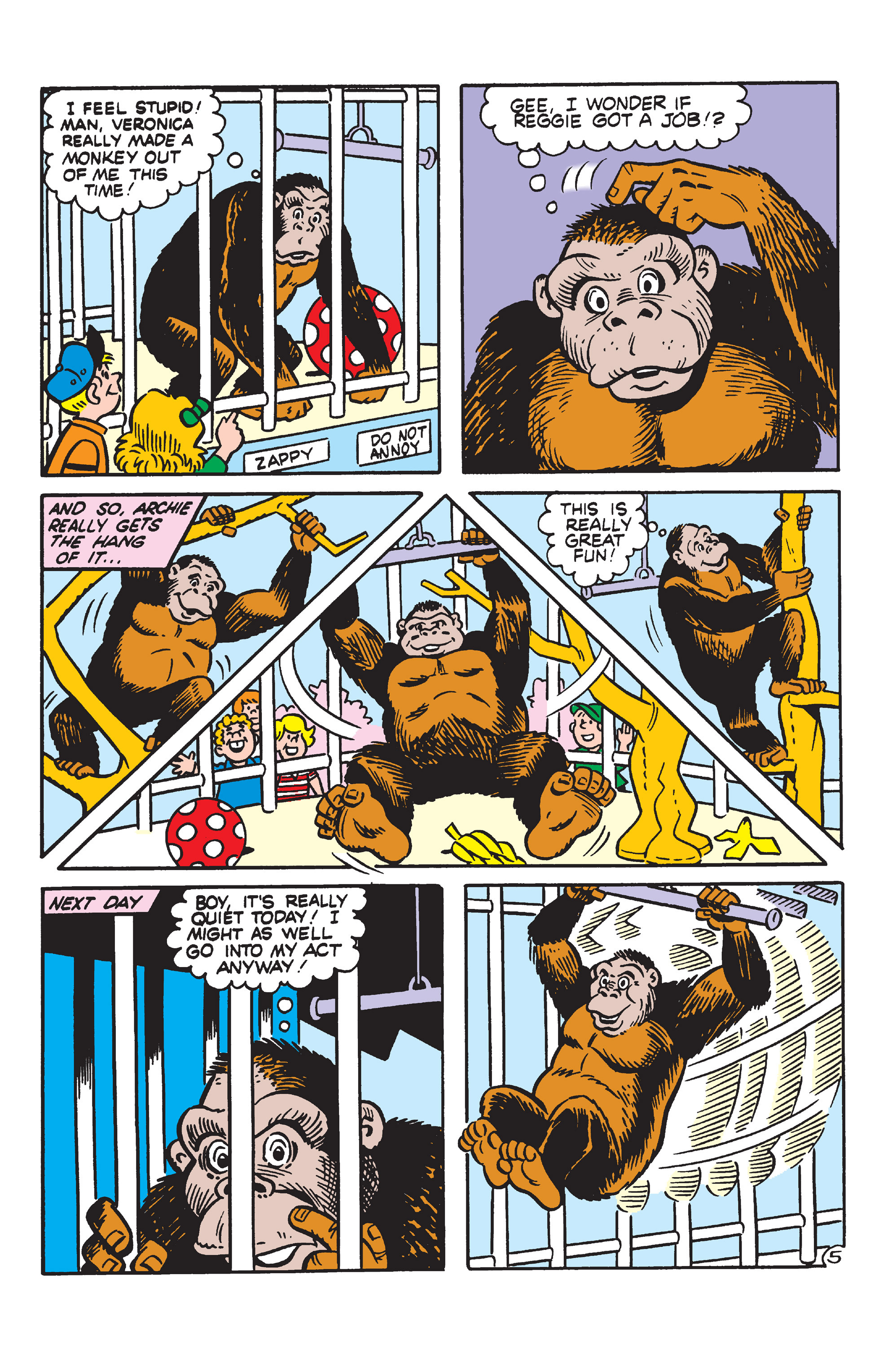 Read online Archie & Friends: Monkey Madness! comic -  Issue # TPB - 79