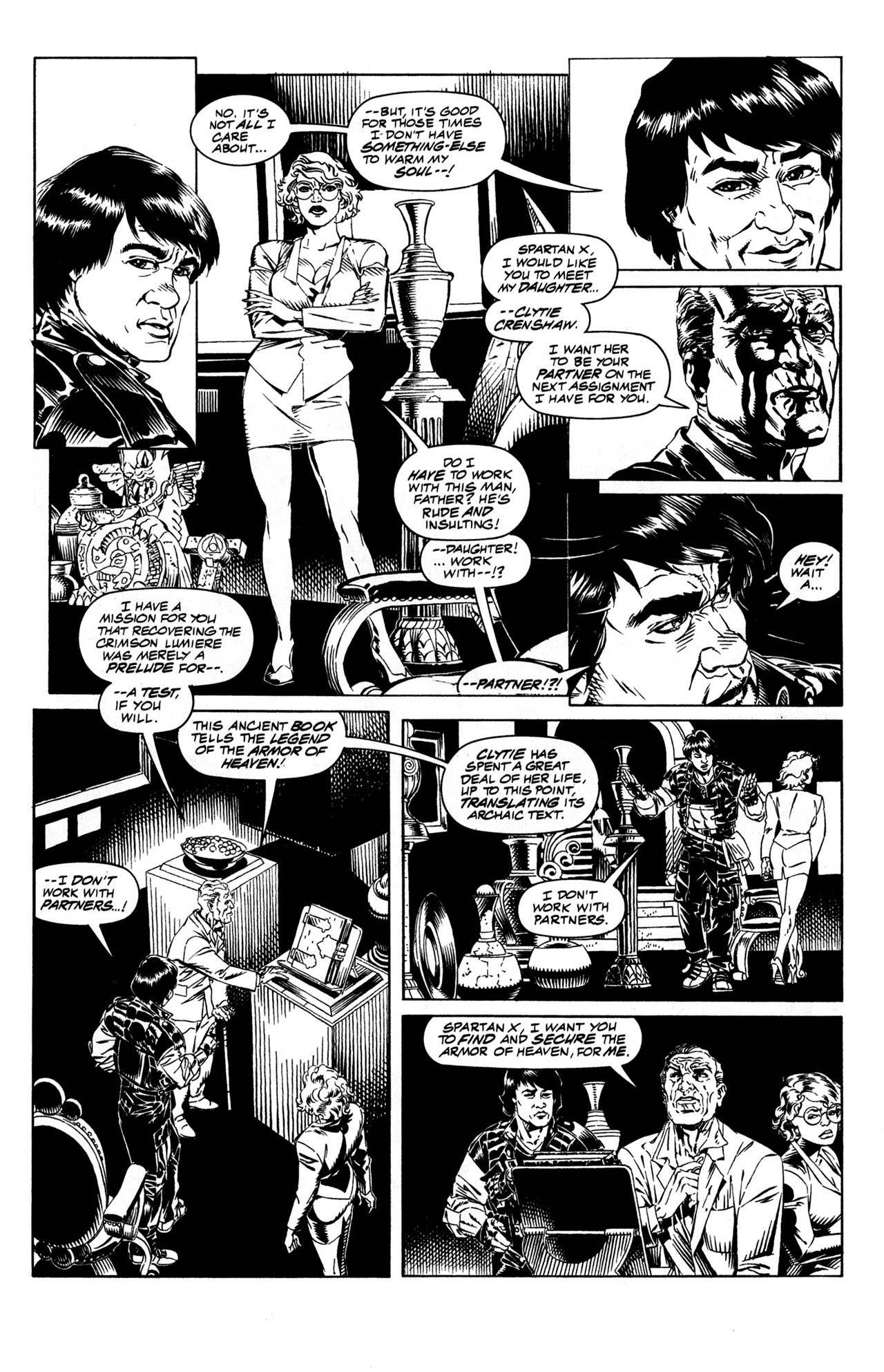 Read online Jackie Chan's Spartan X: Hell Bent Hero For Hire comic -  Issue #1 - 13