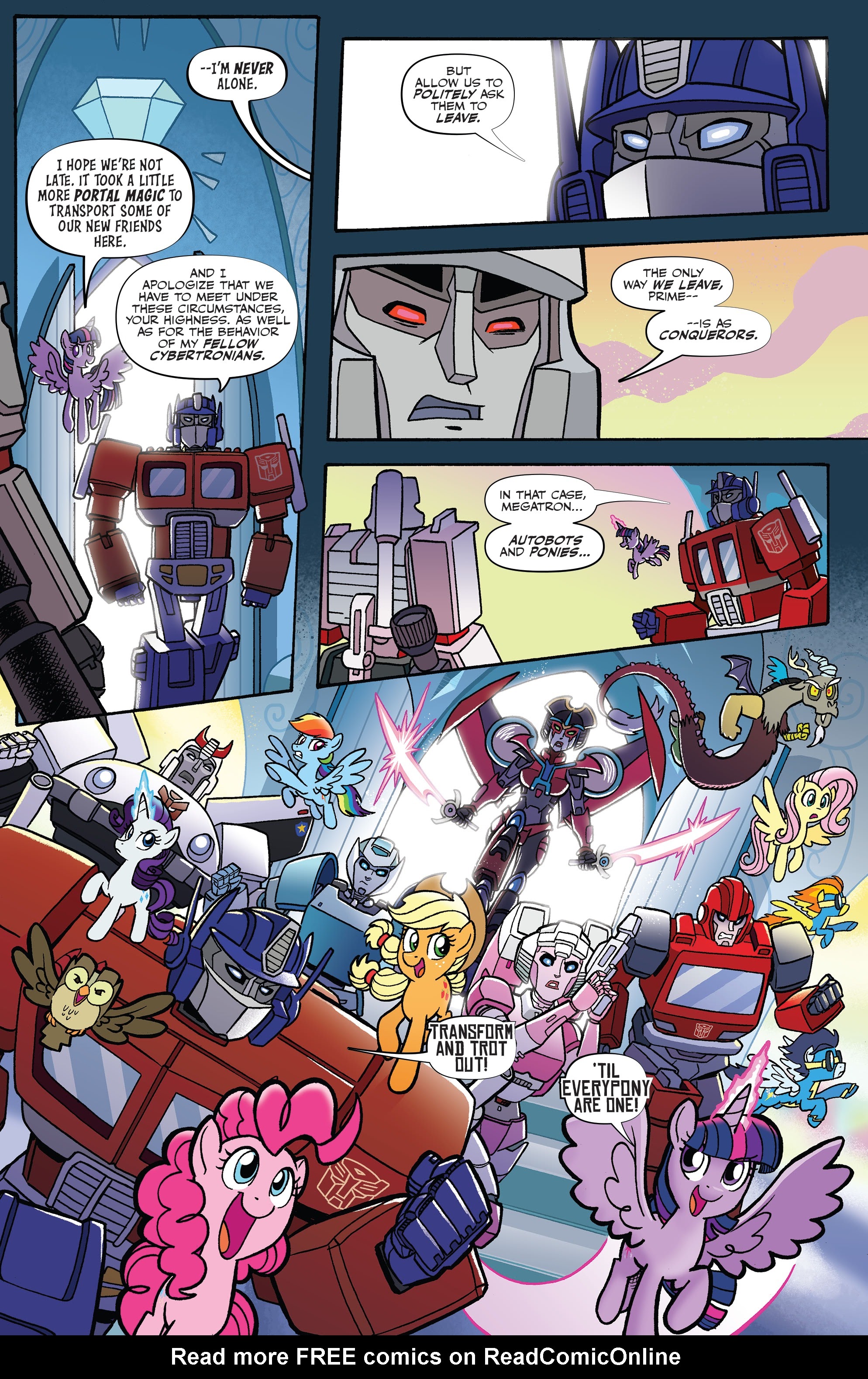 Read online My Little Pony/Transformers comic -  Issue #4 - 16