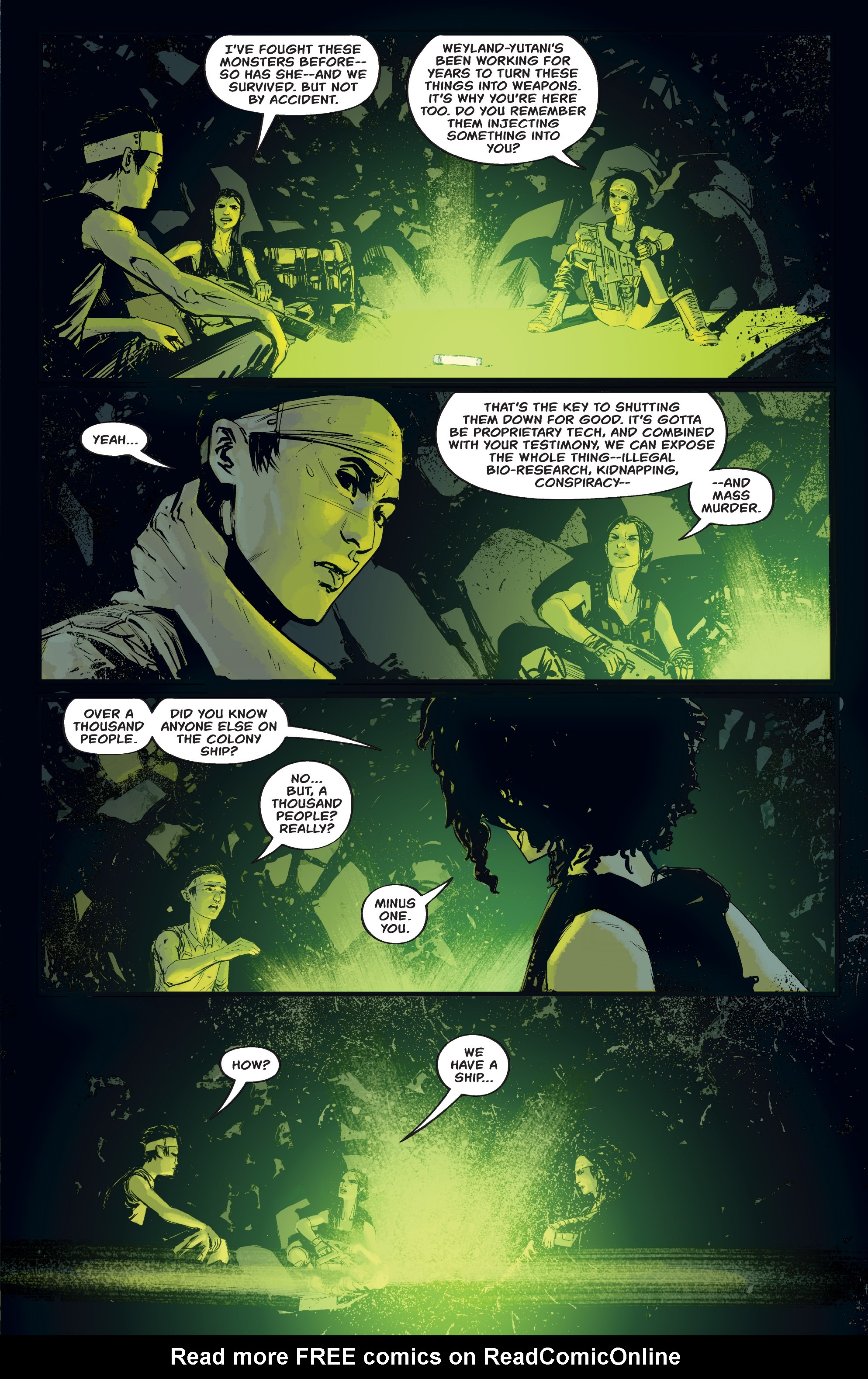Read online Aliens: Resistance comic -  Issue #4 - 11