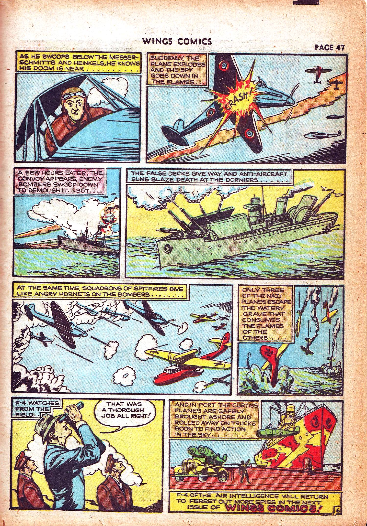 Read online Wings Comics comic -  Issue #3 - 49