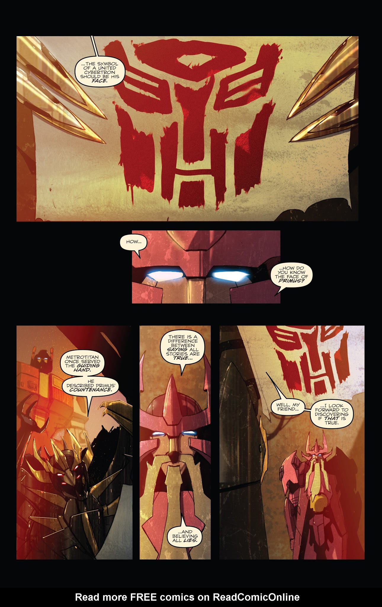 Read online Optimus Prime comic -  Issue #10 - 21