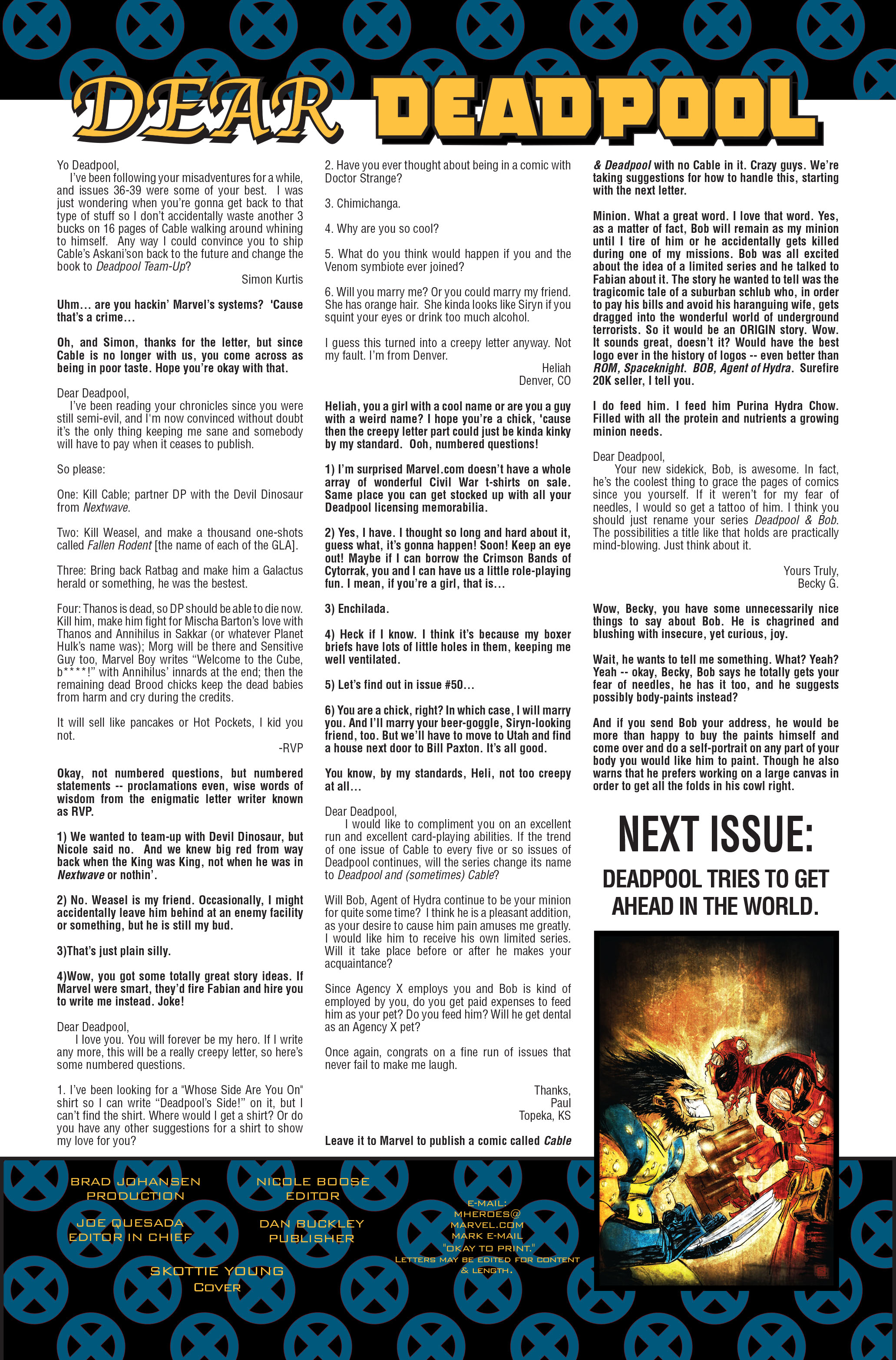 Read online Cable and Deadpool comic -  Issue #43 - 23
