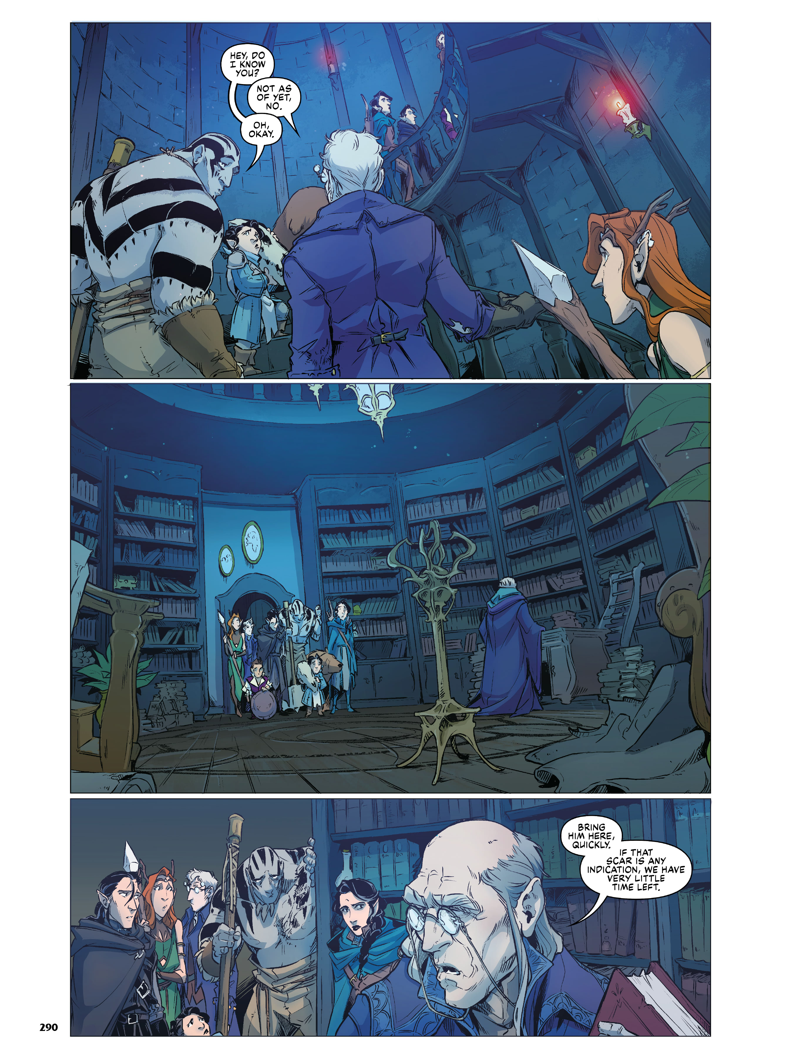 Read online Critical Role Vox Machina Origins comic -  Issue # (2019) _TPB Library Edition (Part 3) - 91