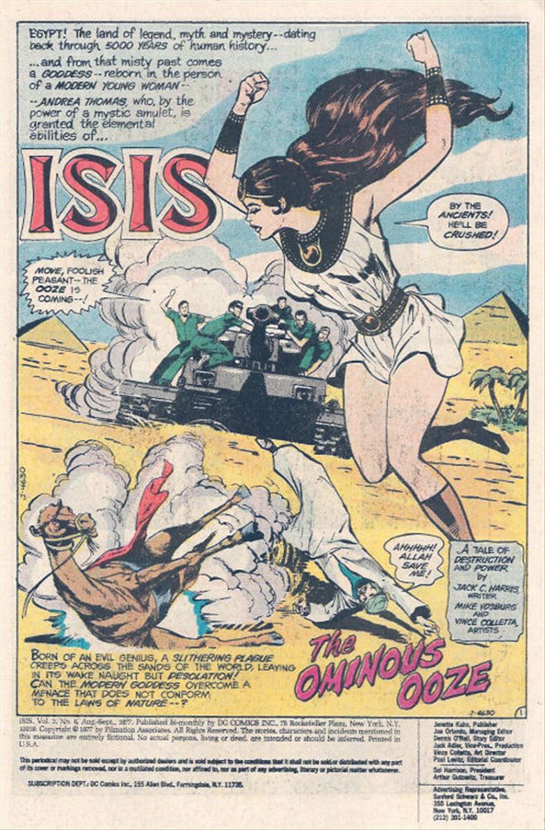 Read online Isis comic -  Issue #6 - 2