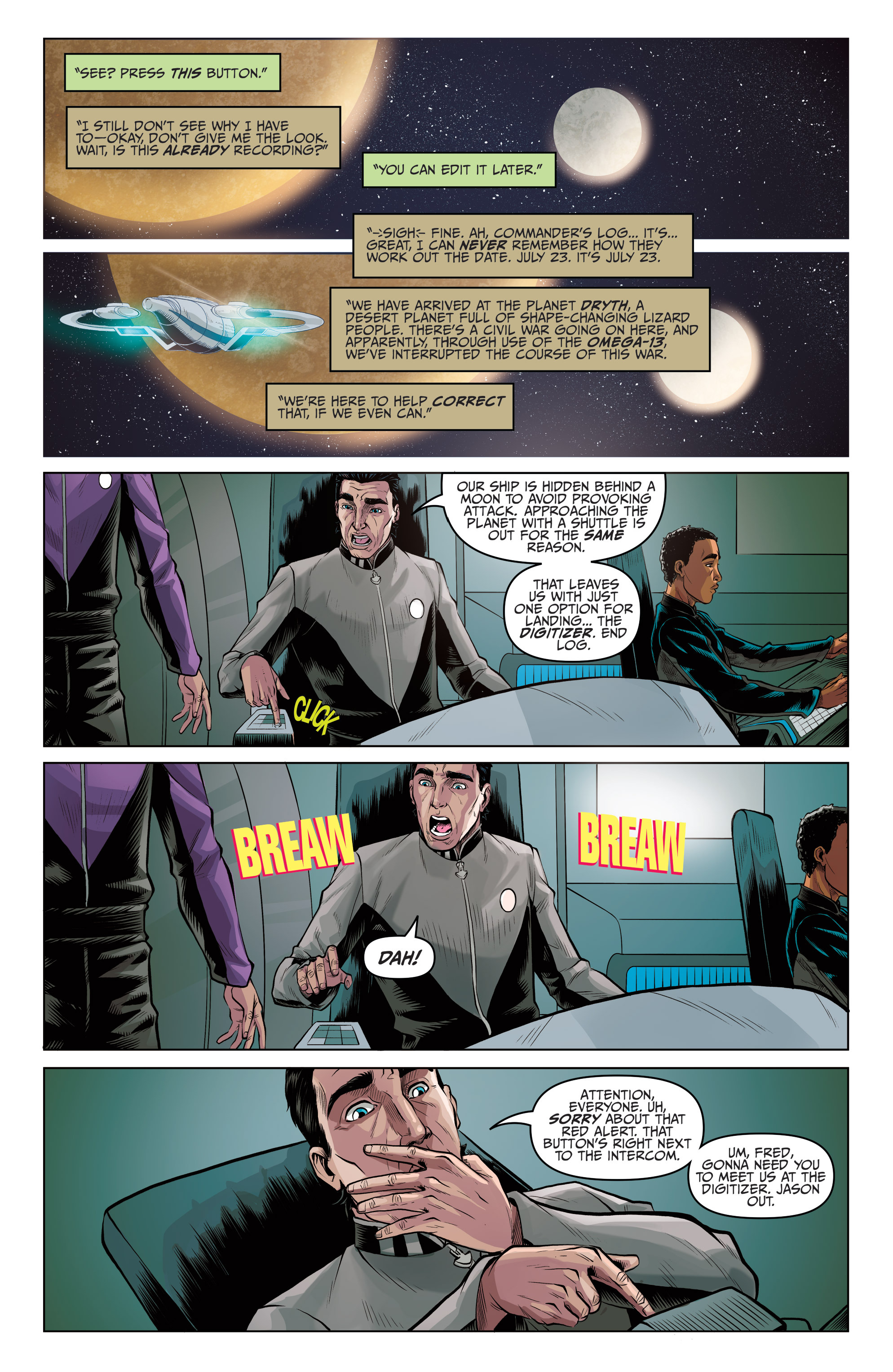 Read online Galaxy Quest: The Journey Continues comic -  Issue #3 - 5