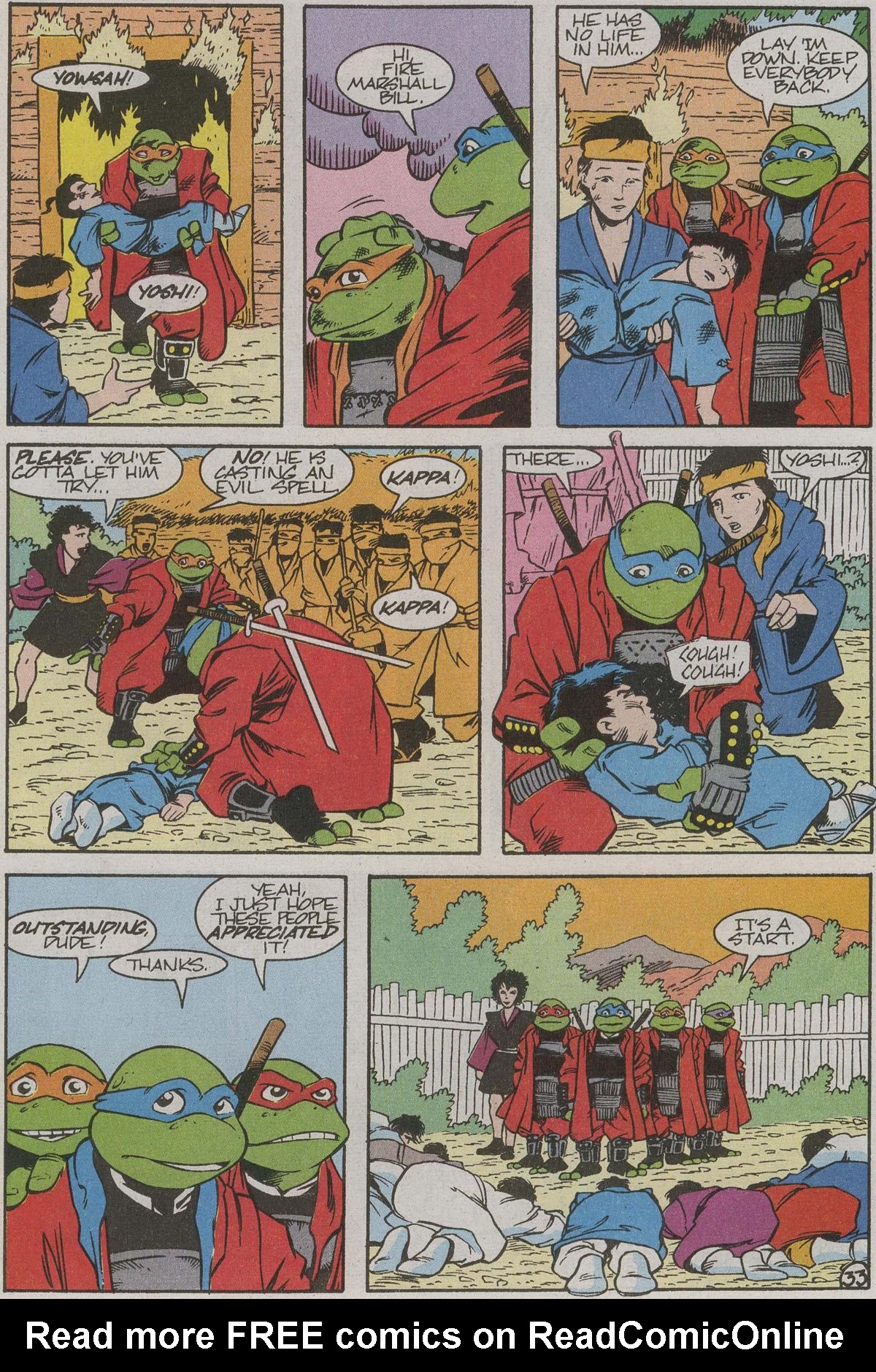 Read online Teenage Mutant Ninja Turtles III The Movie: The Turtles Are Back...In Time! comic -  Issue # Full - 34