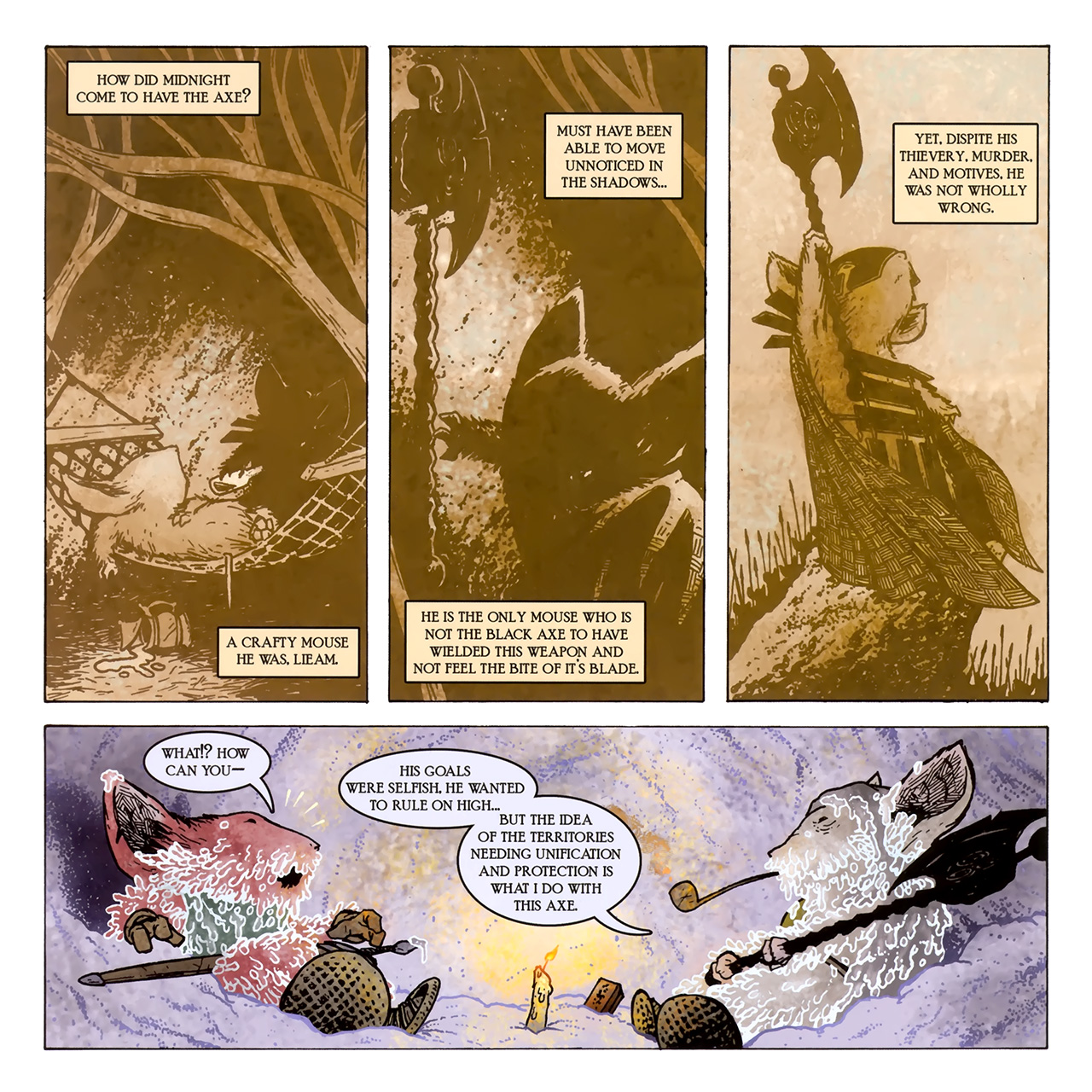 Read online Mouse Guard: Winter 1152 comic -  Issue #3 - 10