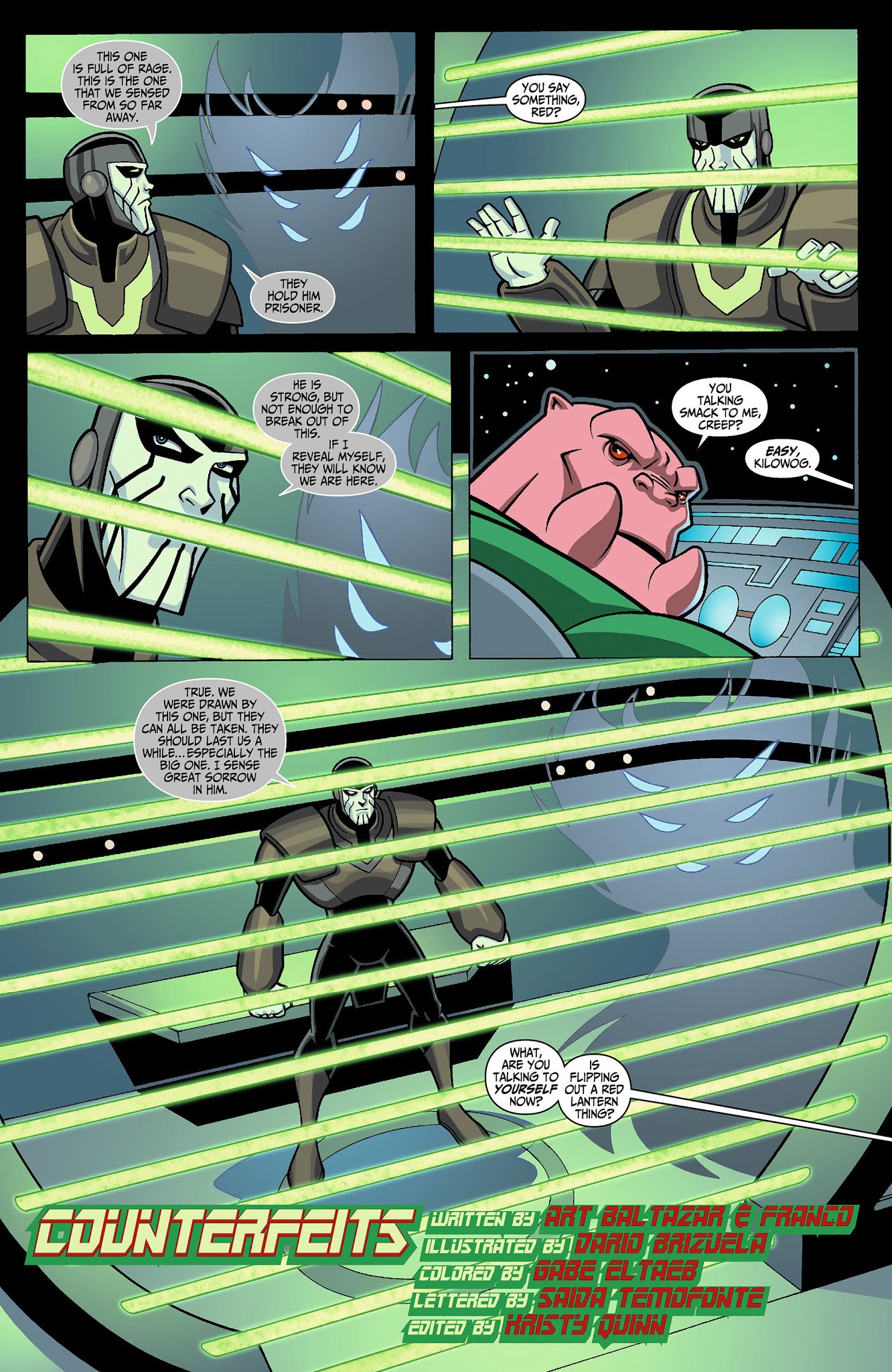 Read online Green Lantern: The Animated Series comic -  Issue #1 - 5