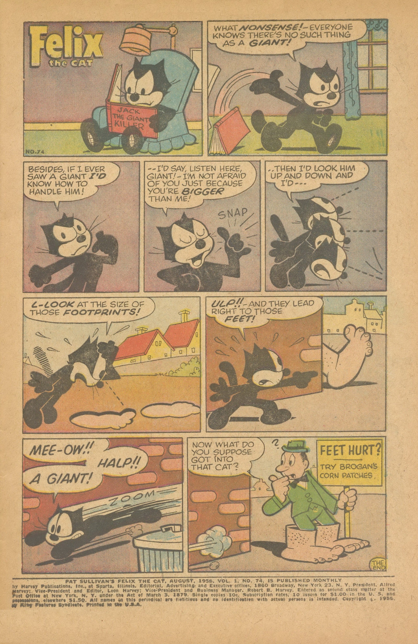 Read online Felix the Cat (1955) comic -  Issue #74 - 3