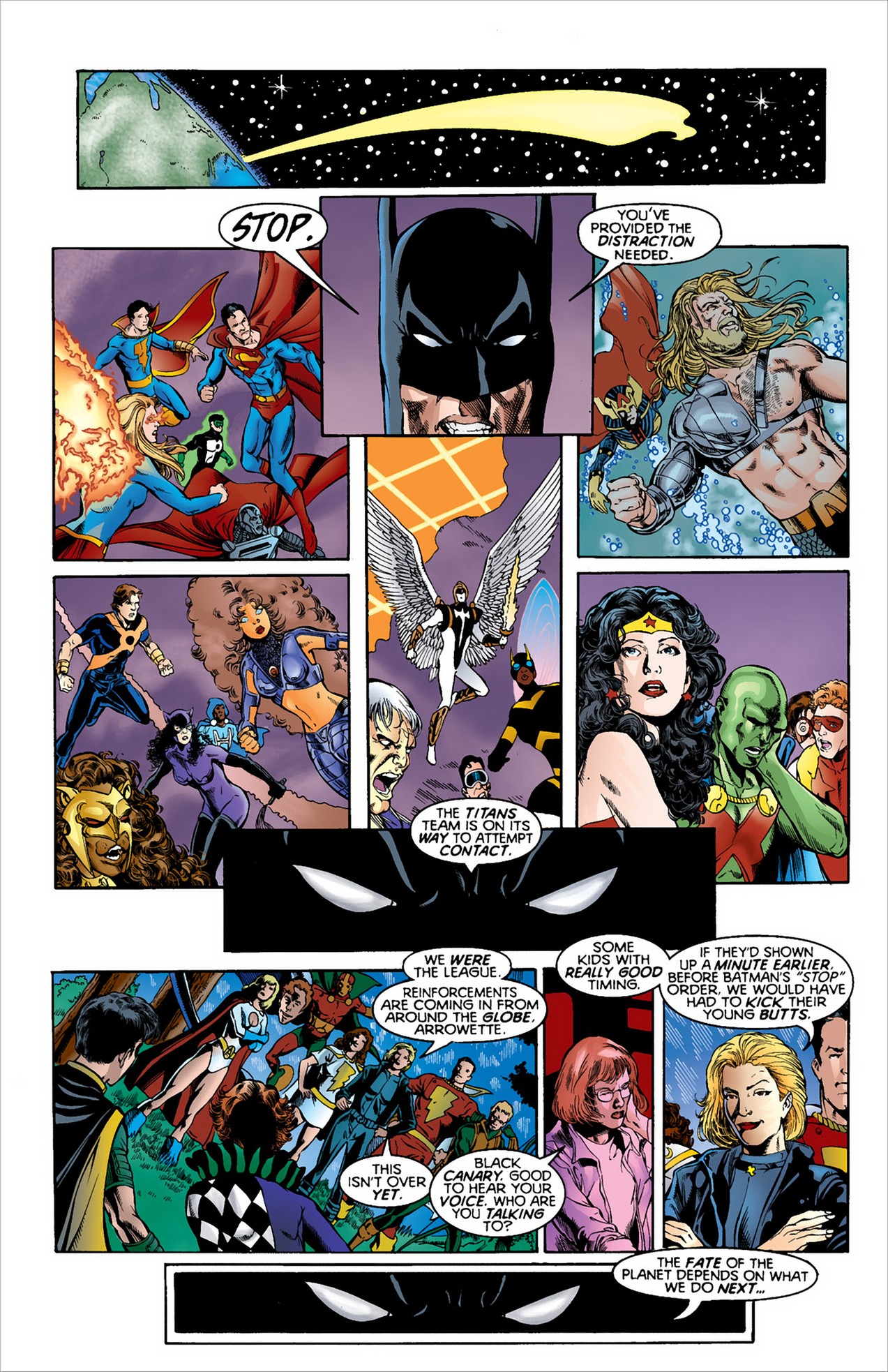 Read online JLA/Titans comic -  Issue #2 - 32