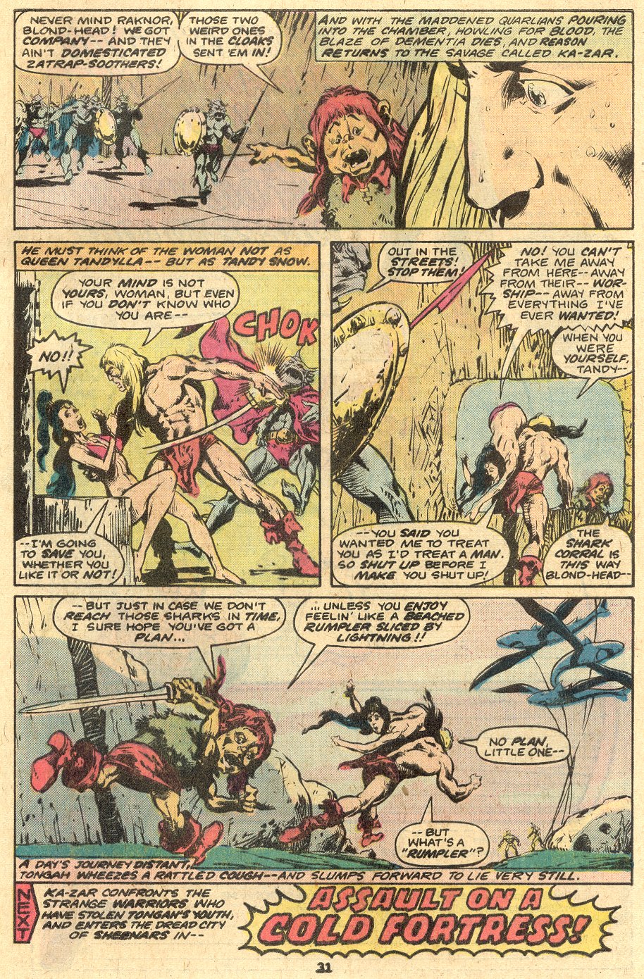 Read online Ka-Zar comic -  Issue #19 - 20