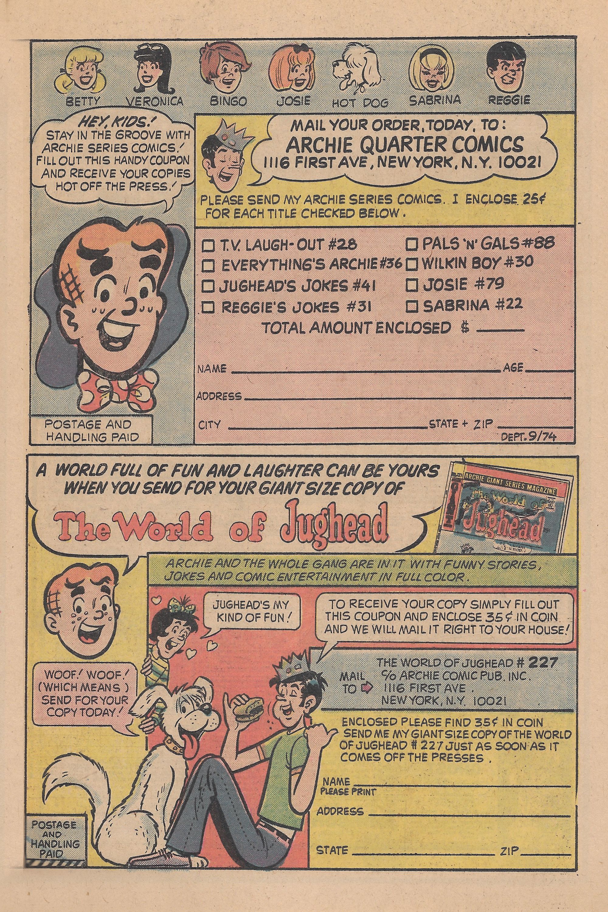 Read online Life With Archie (1958) comic -  Issue #149 - 33