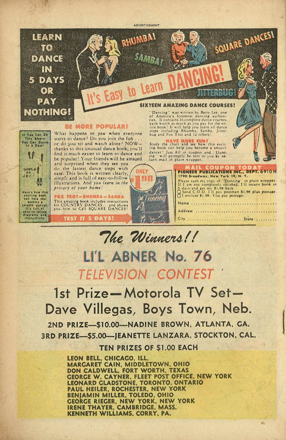 Read online Li'l Abner Comics comic -  Issue #79 - 34