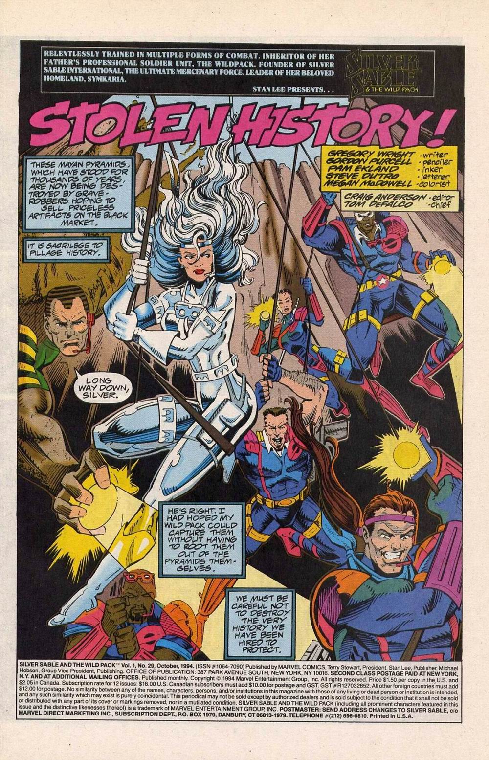 Read online Silver Sable and the Wild Pack comic -  Issue #29 - 2