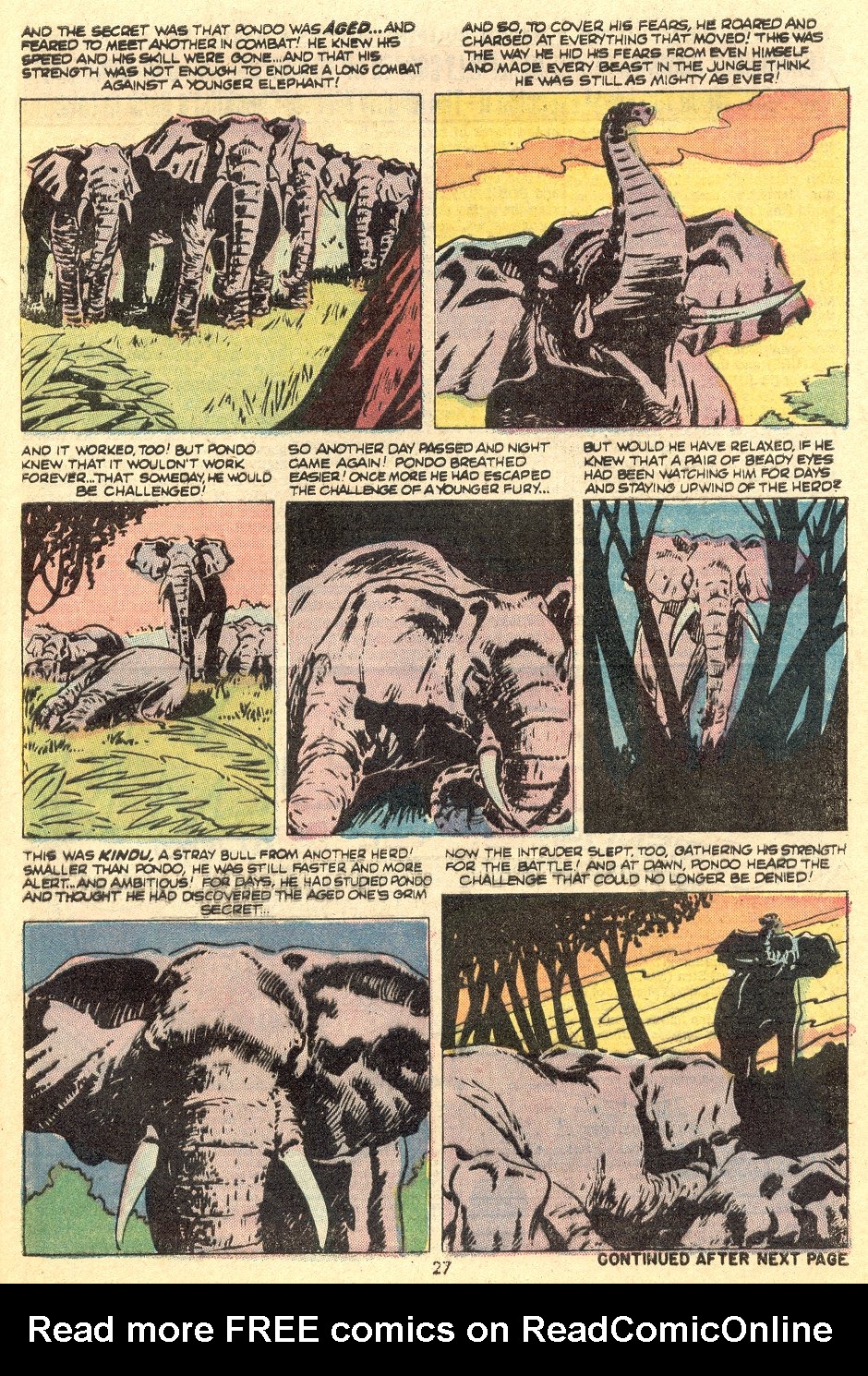 Read online Jungle Action (1972) comic -  Issue #7 - 28