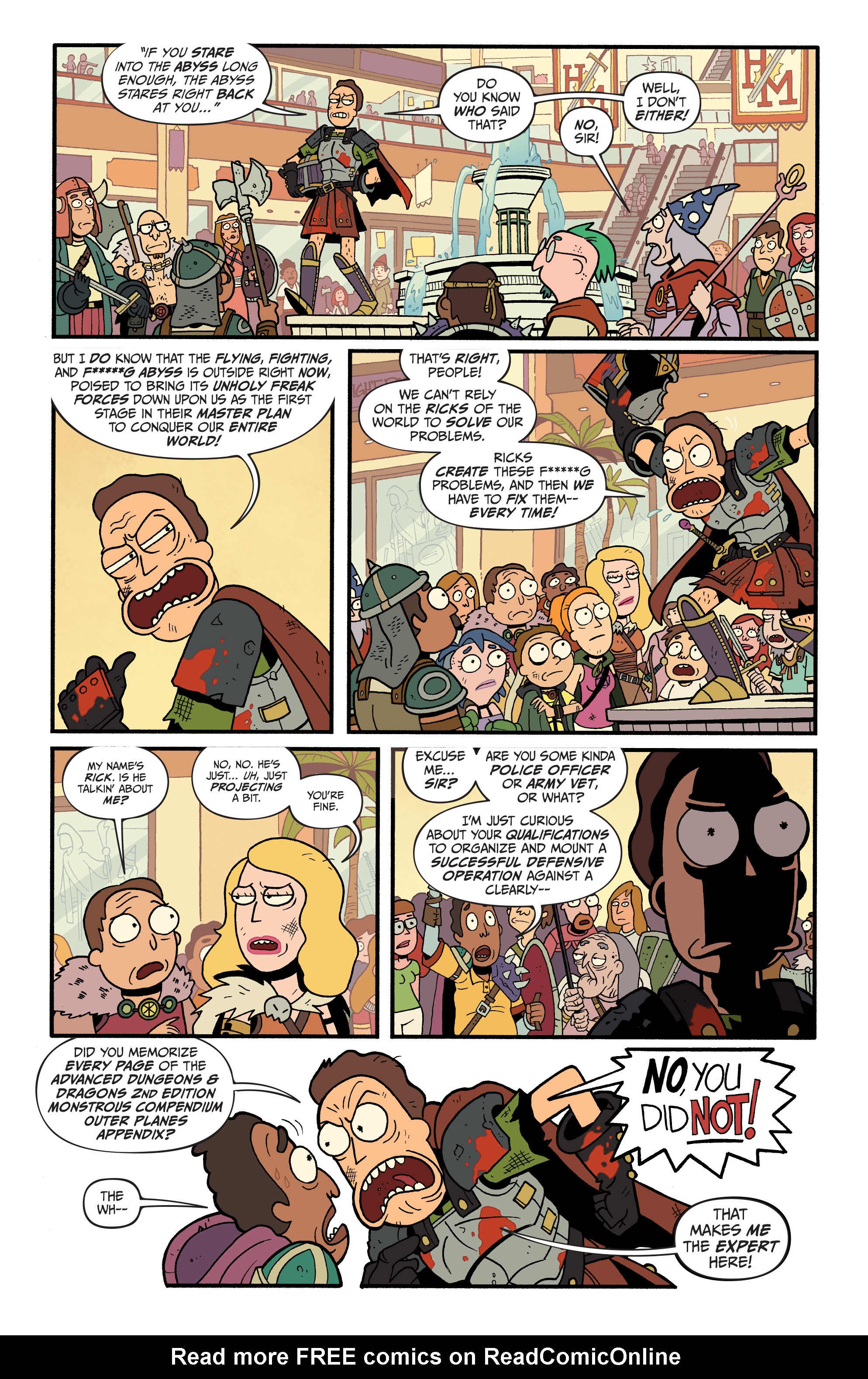 Read online Rick and Morty vs. Dungeons & Dragons II: Painscape comic -  Issue #3 - 22