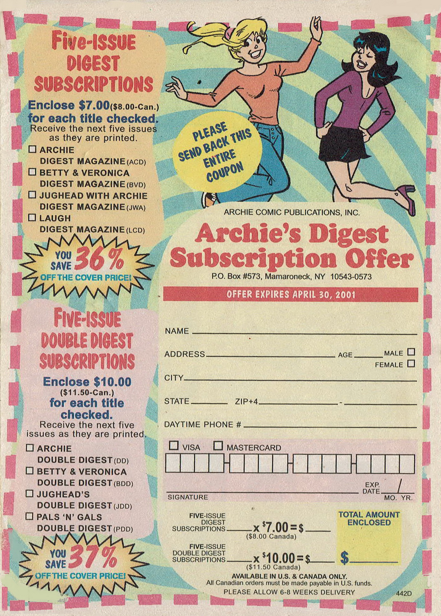 Read online Archie's Pals 'n' Gals Double Digest Magazine comic -  Issue #56 - 193