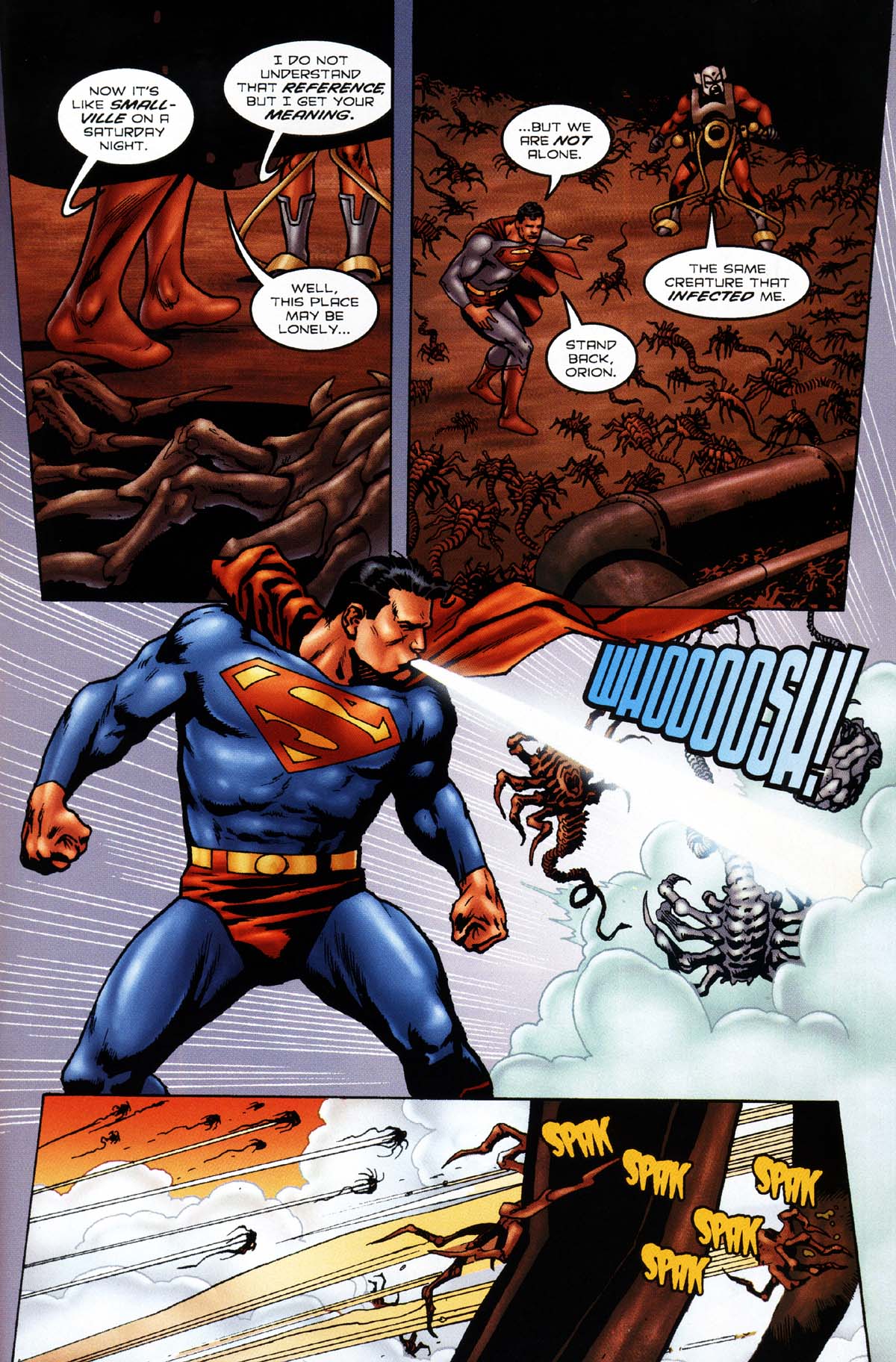 Read online Superman/Aliens 2: God War comic -  Issue #3 - 23