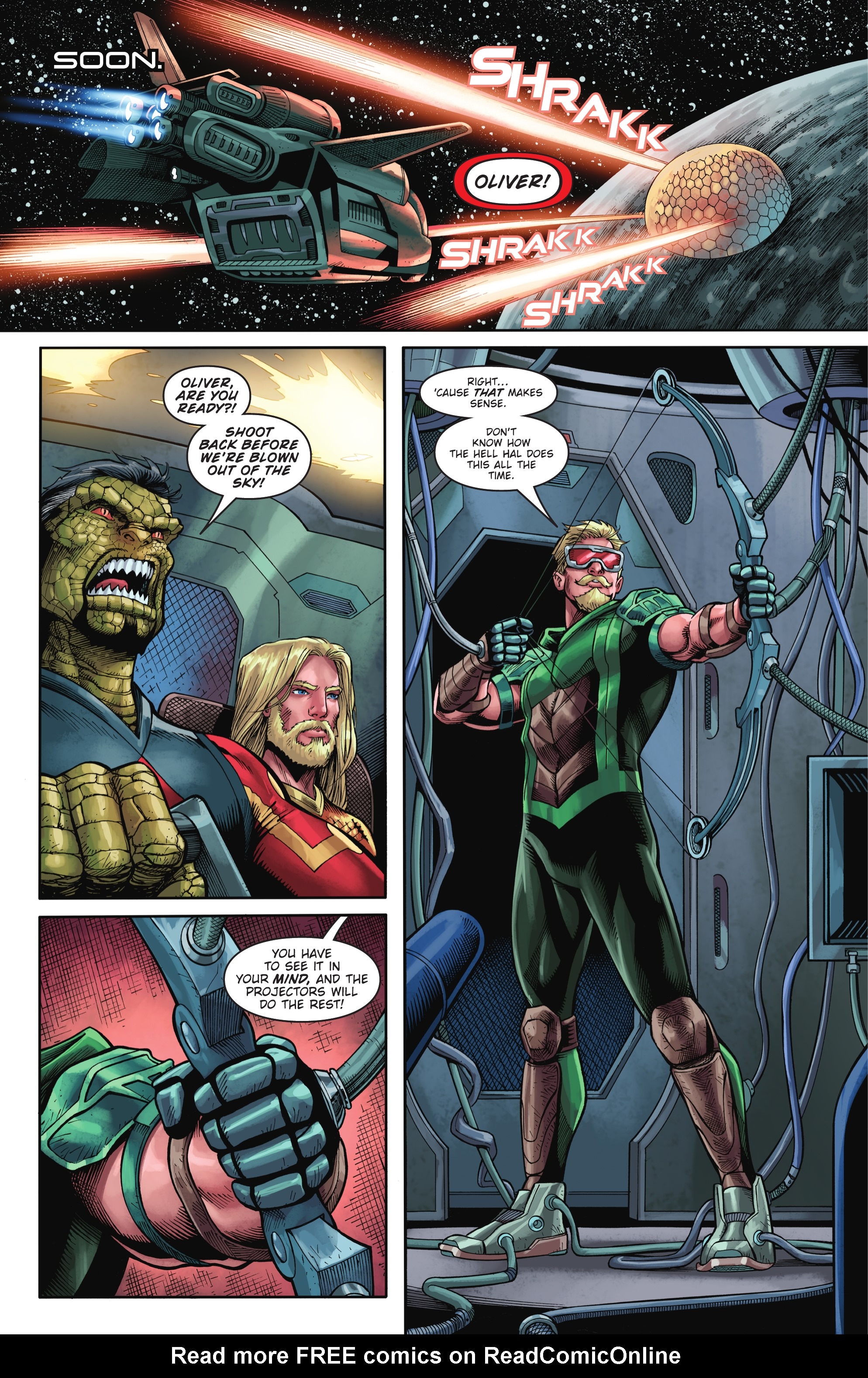 Read online Aquaman/Green Arrow - Deep Target comic -  Issue #7 - 14
