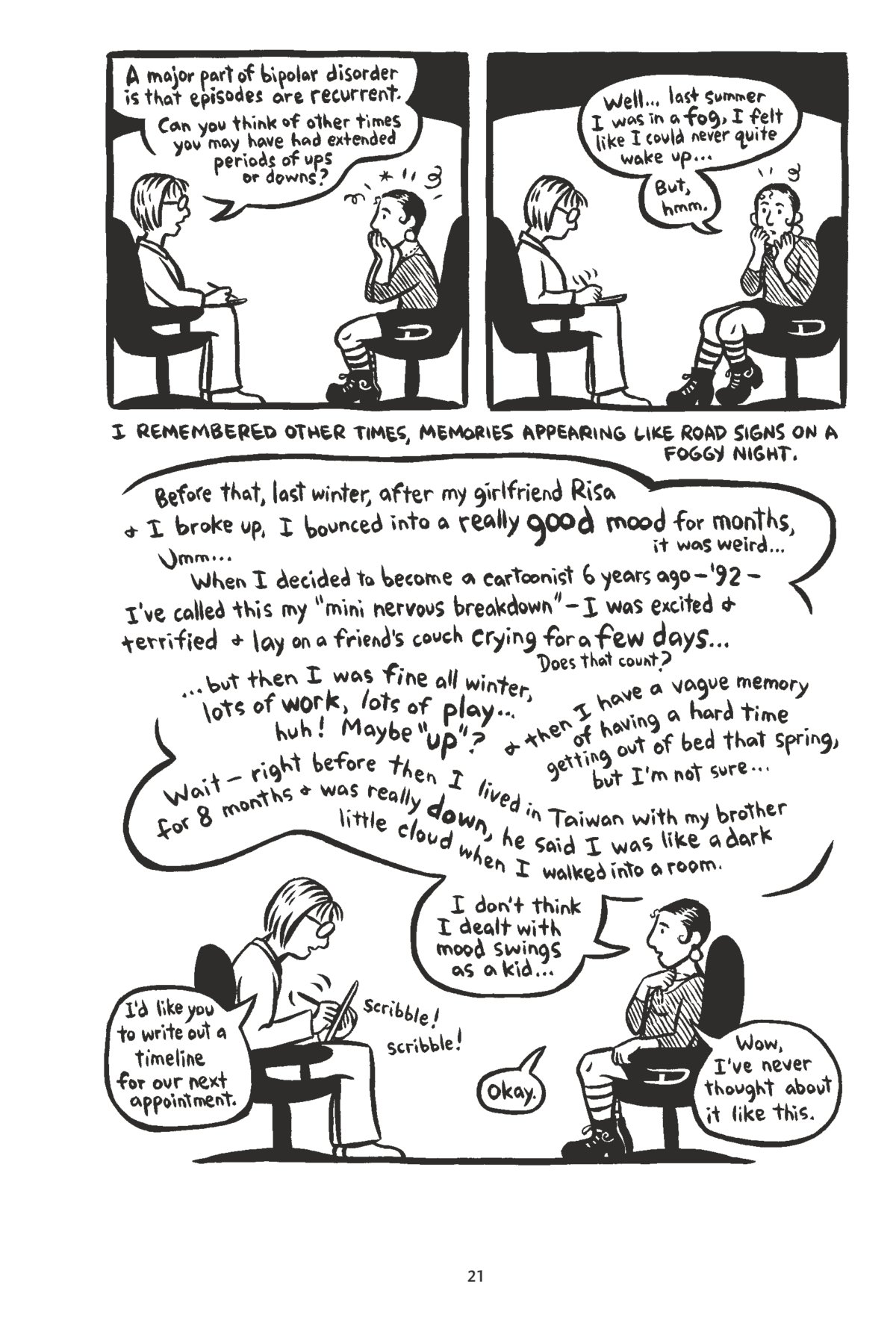 Read online Marbles: Mania, Depression, Michelangelo, and Me: A Graphic Memoir comic -  Issue # TPB - 26