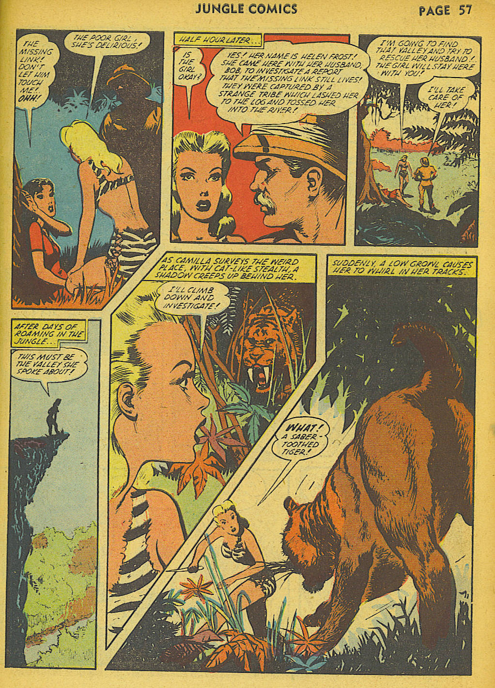 Read online Jungle Comics comic -  Issue #36 - 60