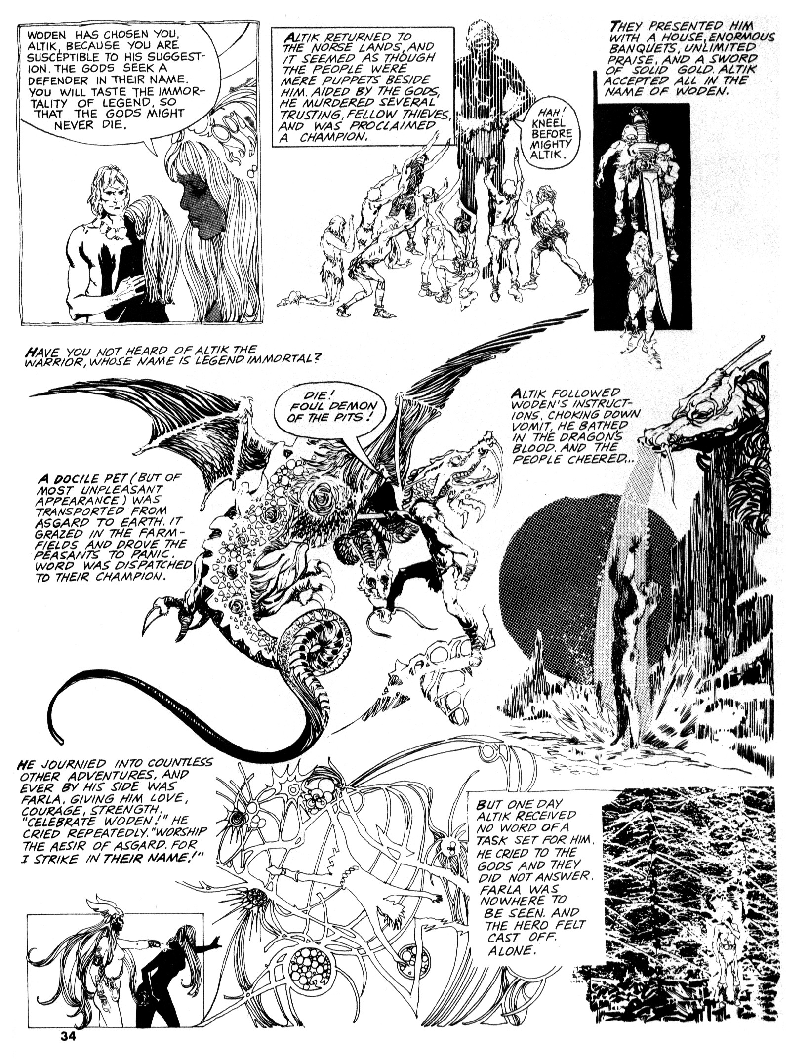 Read online Vampirella (1969) comic -  Issue #21 - 34