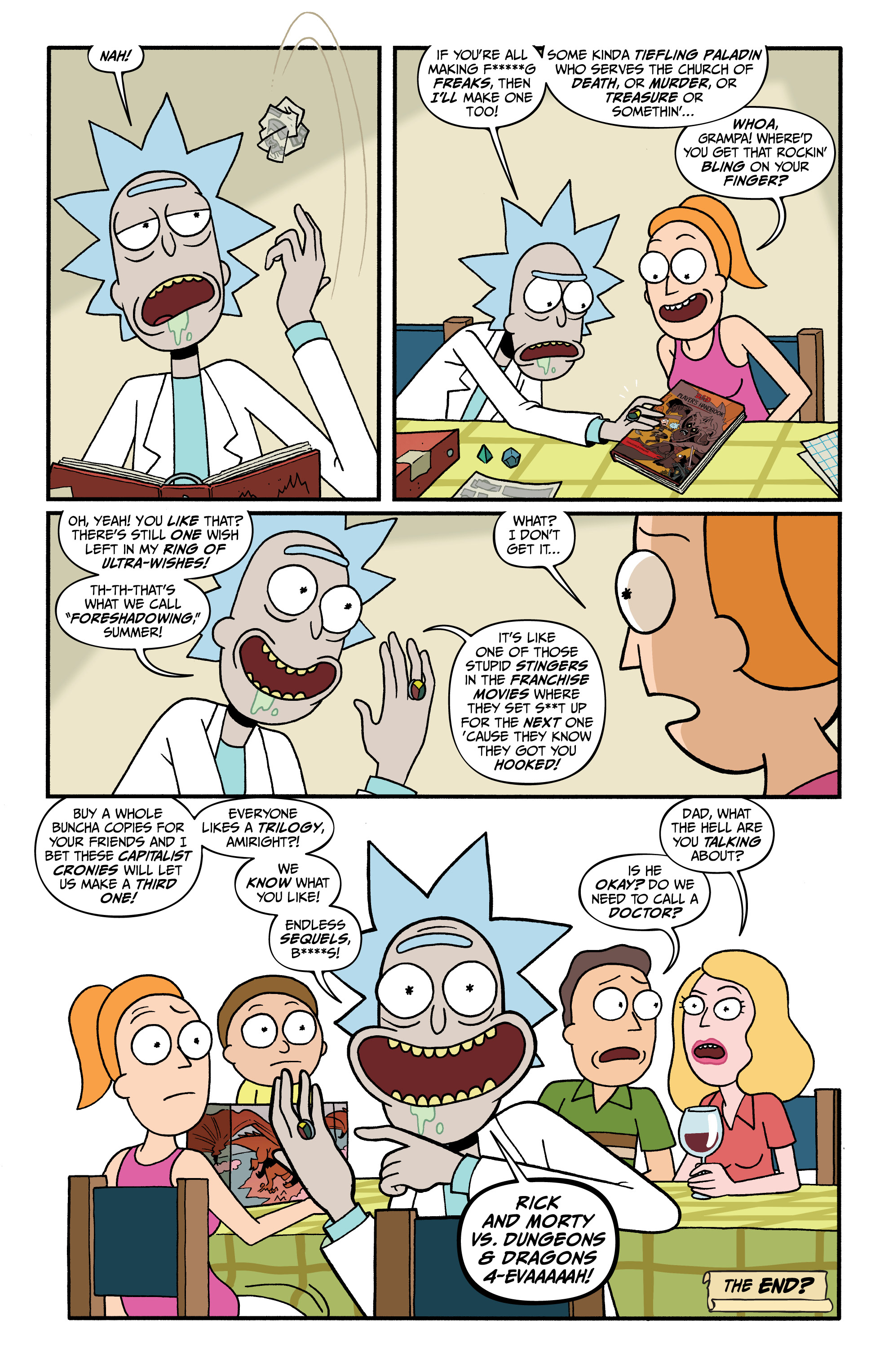 Read online Rick and Morty vs. Dungeons & Dragons II: Painscape comic -  Issue #4 - 23