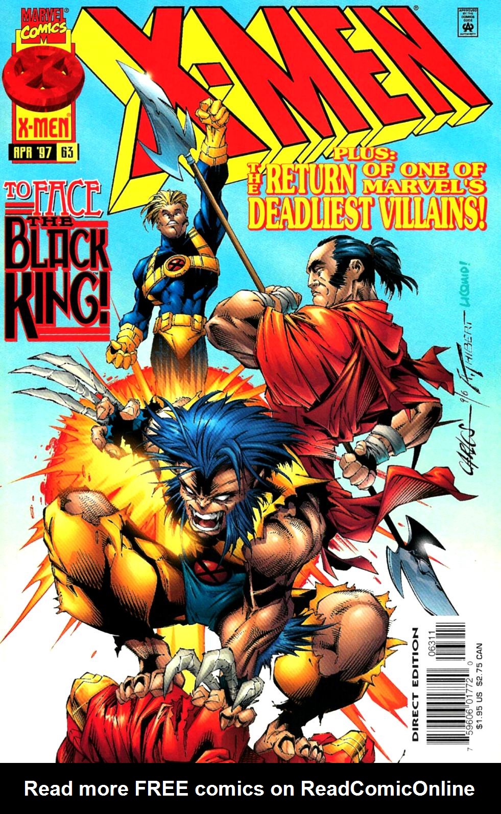 Read online X-Men (1991) comic -  Issue #63 - 1