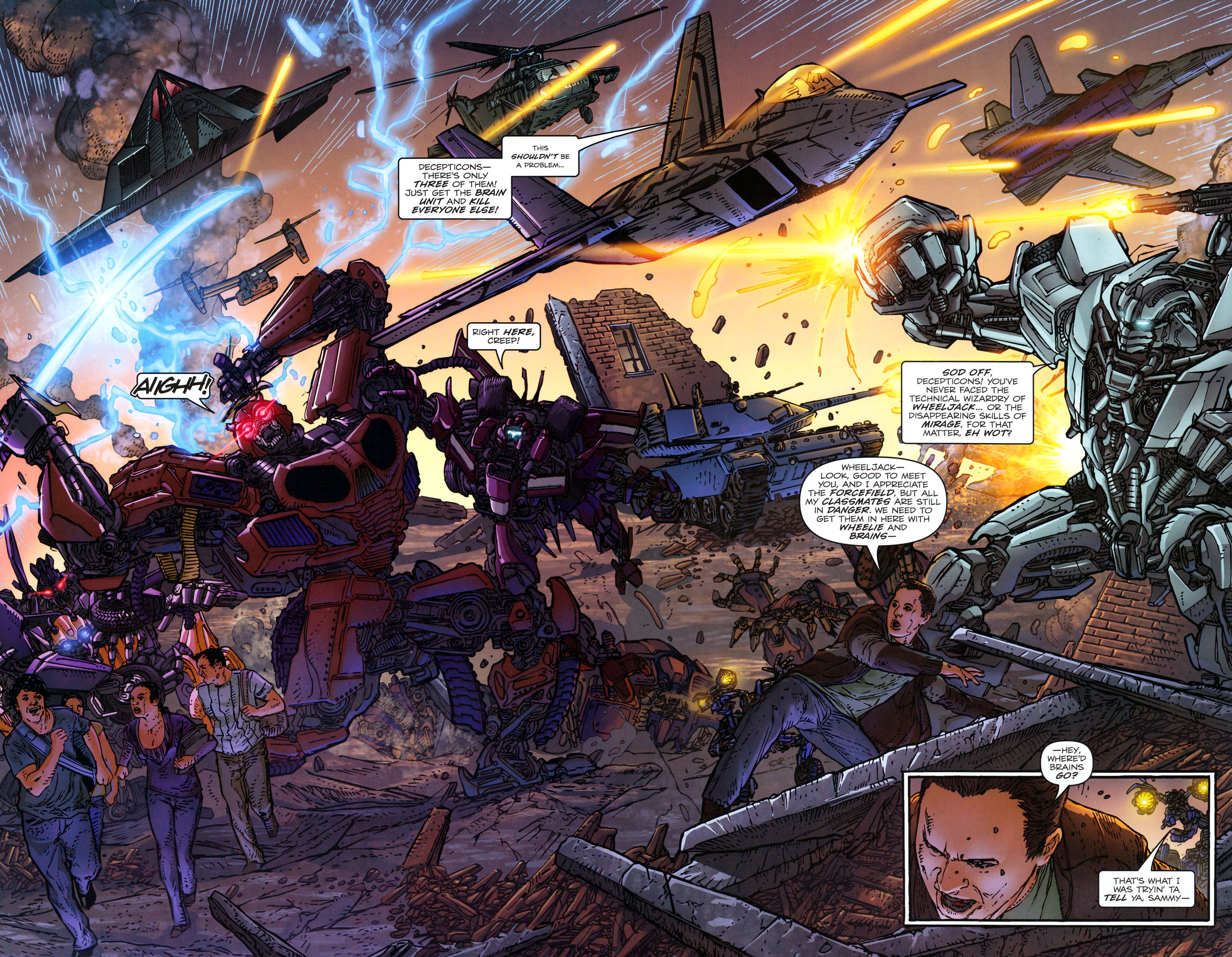Read online Transformers: Dark of the Moon Rising Storm comic -  Issue #3 - 8
