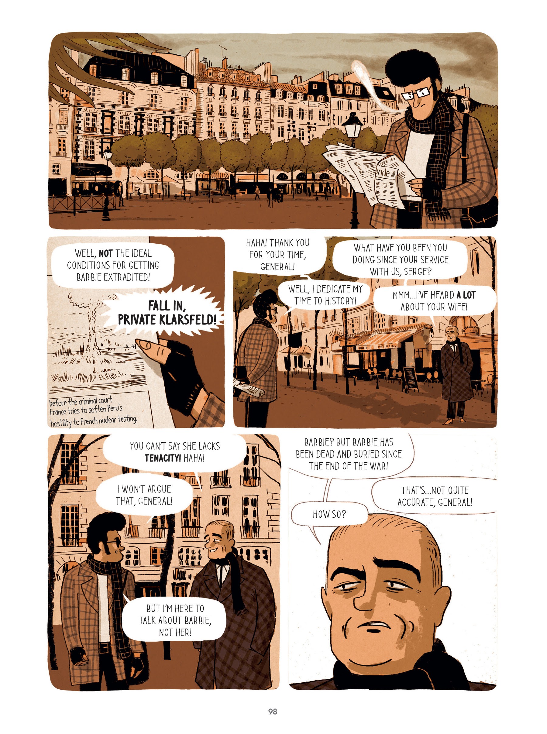 Read online For Justice: The Serge & Beate Klarsfeld Story comic -  Issue # TPB (Part 1) - 98