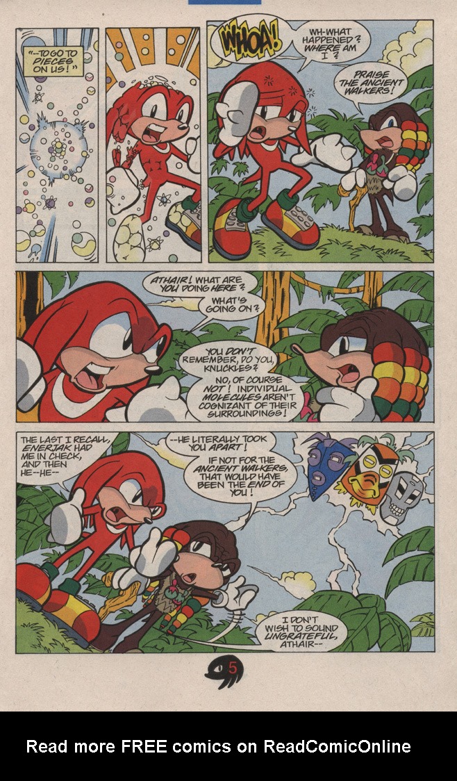 Read online Knuckles the Echidna comic -  Issue #9 - 11