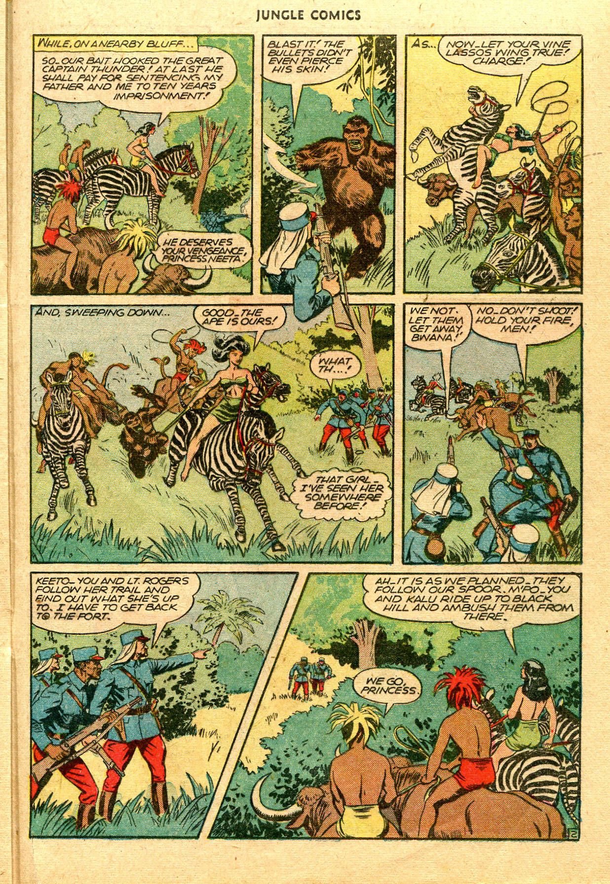 Read online Jungle Comics comic -  Issue #75 - 31