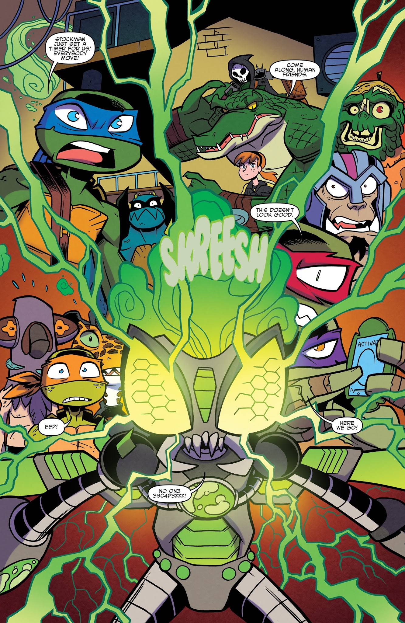 Read online Teenage Mutant Ninja Turtles Amazing Adventures: Robotanimals comic -  Issue #3 - 16