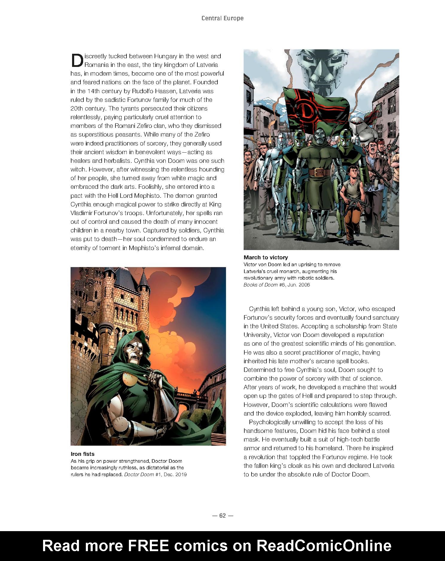 Read online Marvel Universe Map By Map: James Hill comic -  Issue # TPB (Part 1) - 62